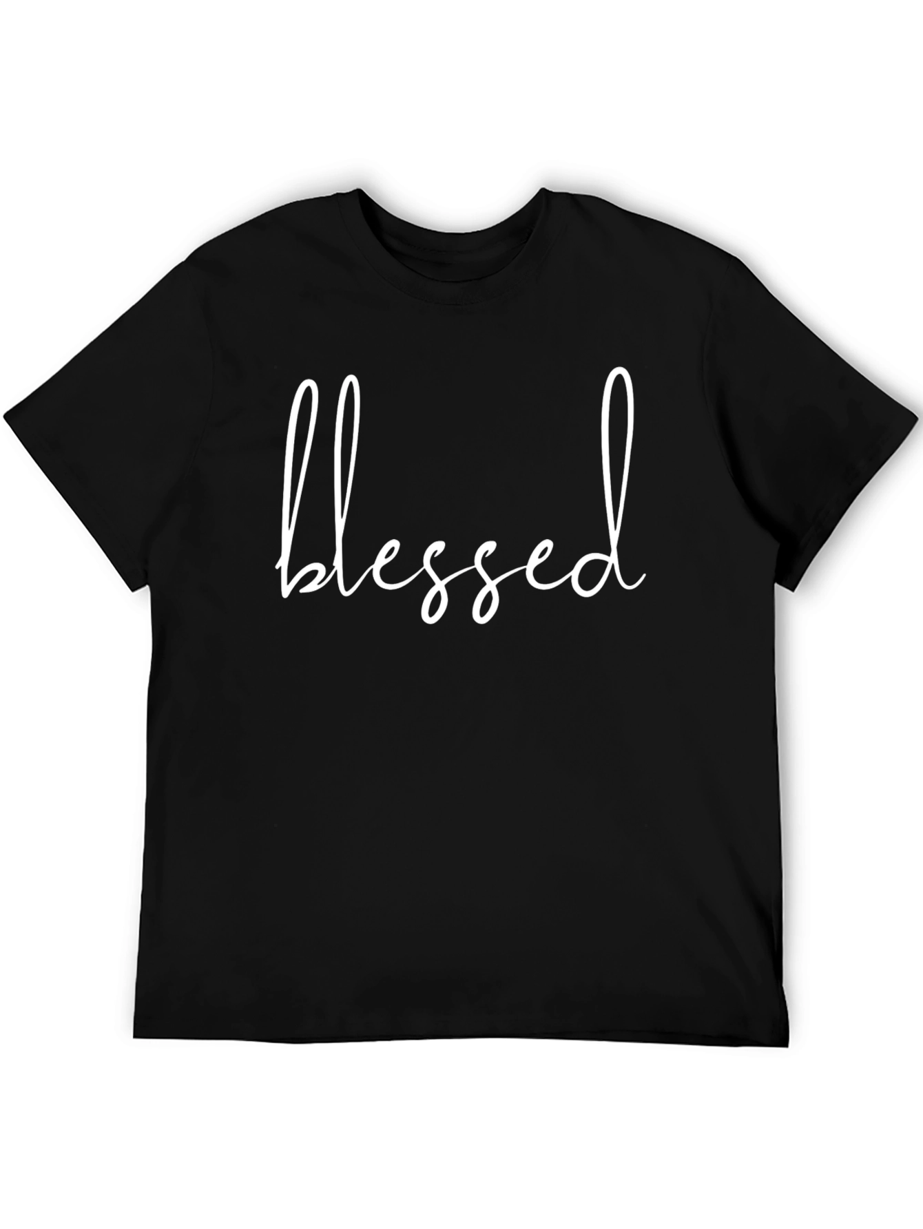 Blessed Black T-Shirt - Stylish Graphic Tee