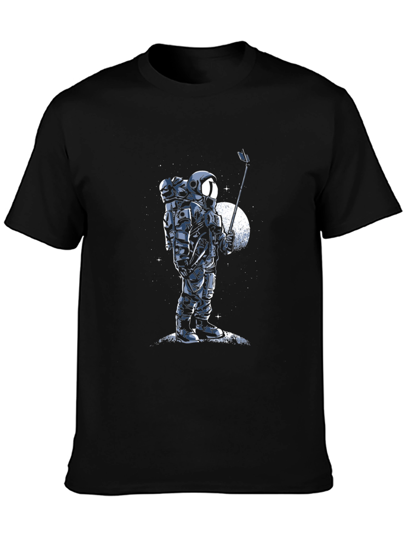 Astronaut Selfie Graphic Tee - Space T-Shirt