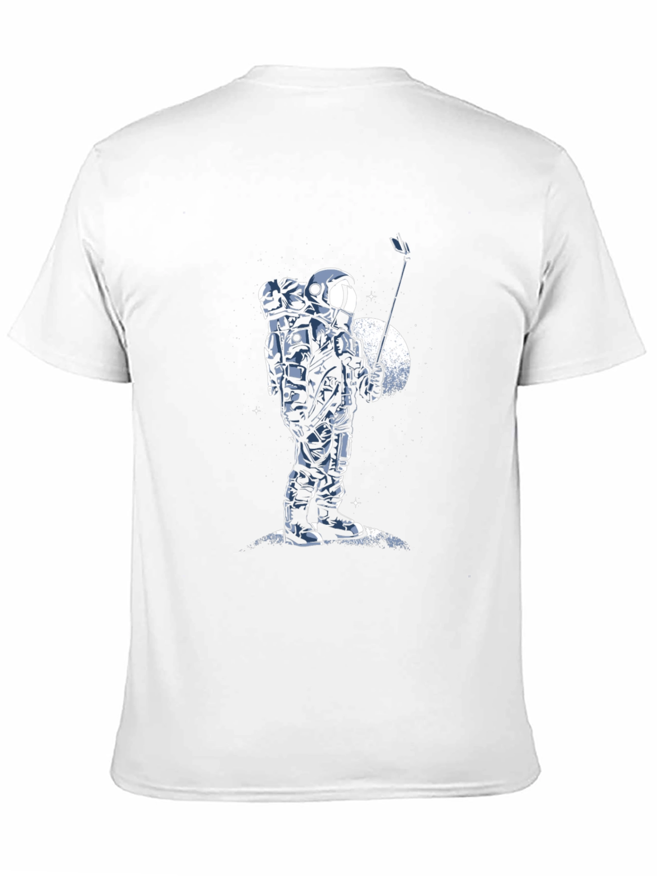 Astronaut Selfie Graphic Tee - Space T-Shirt