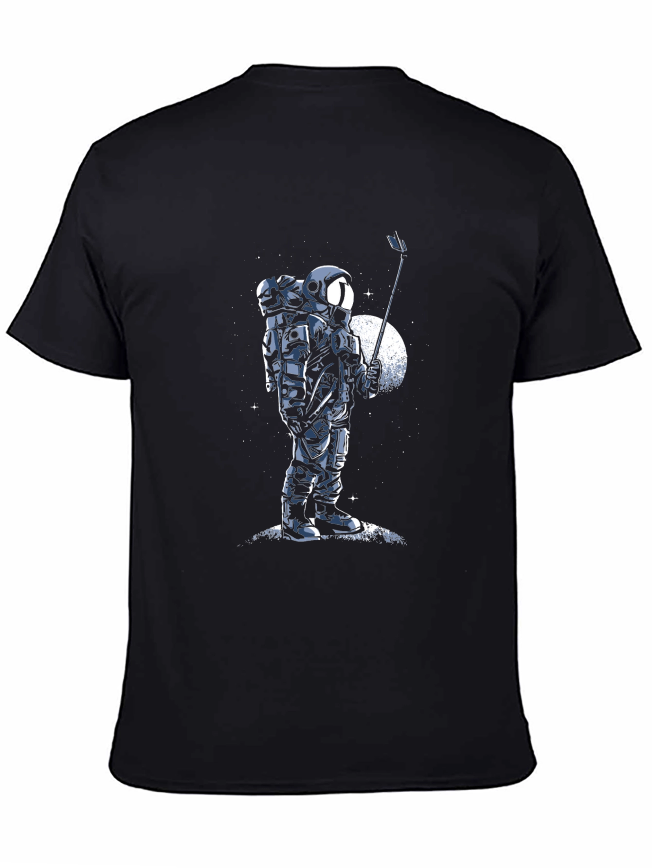 Astronaut Selfie Graphic Tee - Space T-Shirt