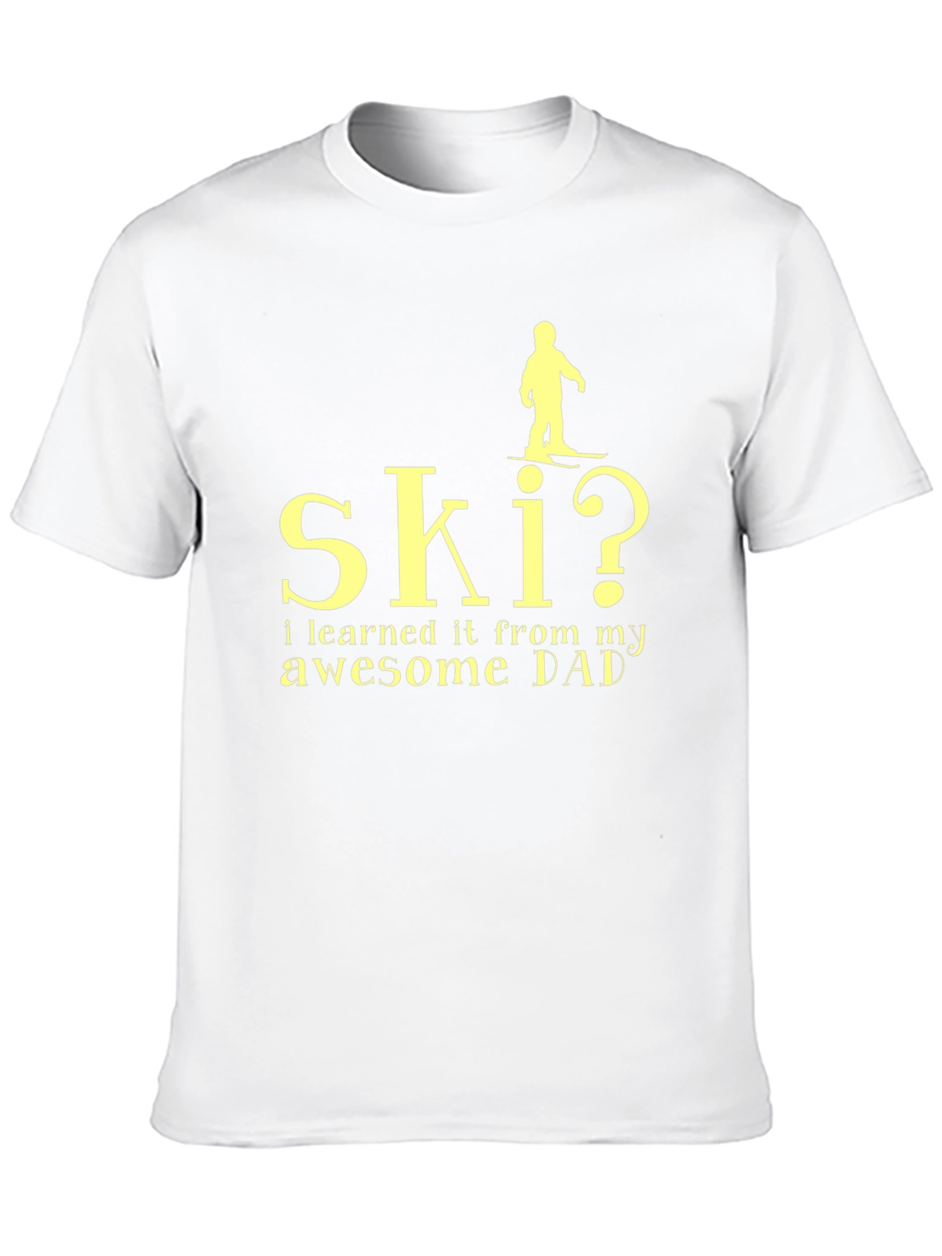 Skiing Dad T-Shirt - Awesome Gift!