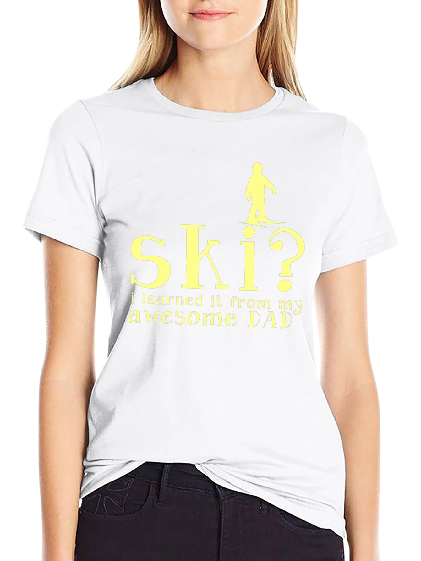 Skiing Dad T-Shirt - Awesome Gift!
