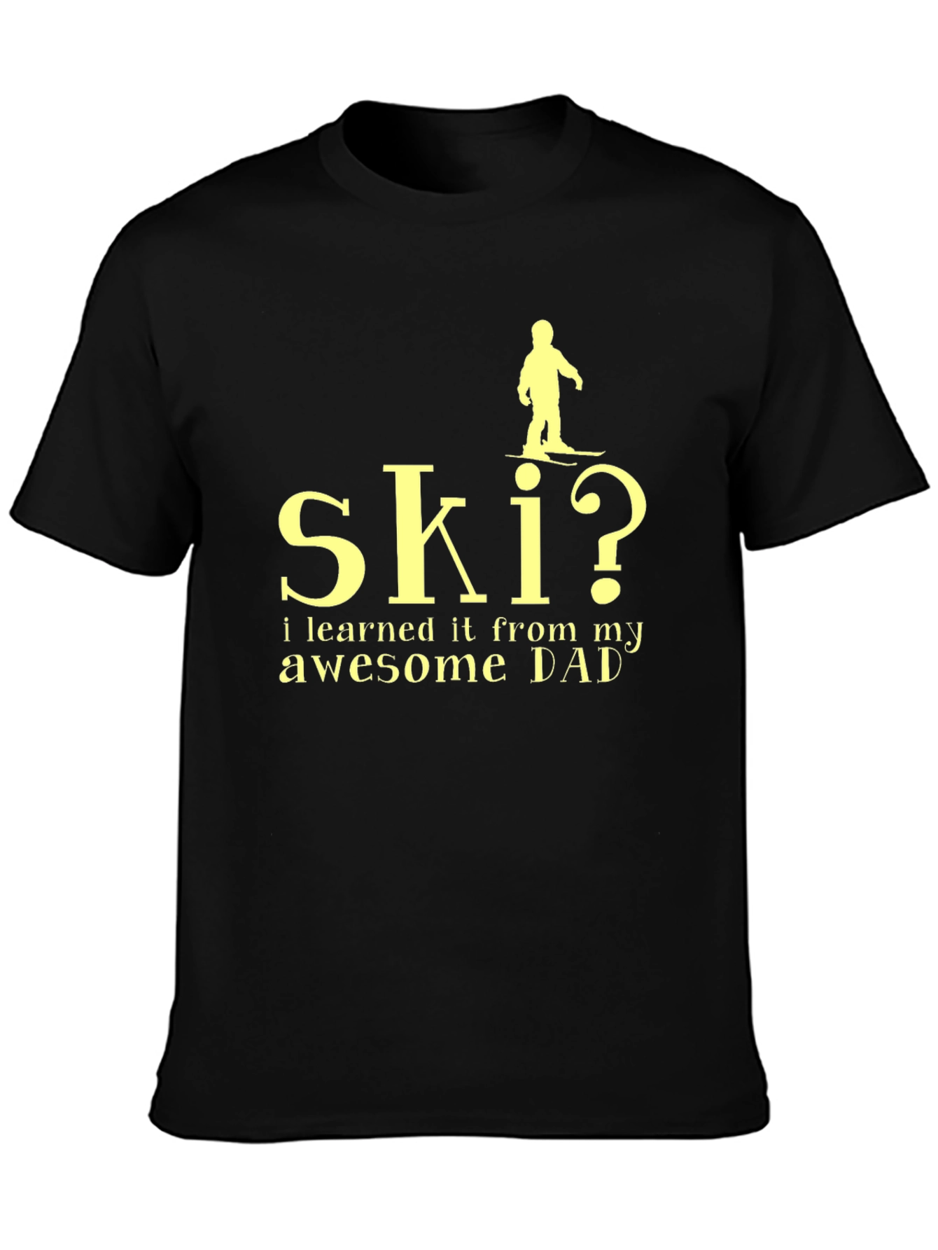 Skiing Dad T-Shirt - Awesome Gift!