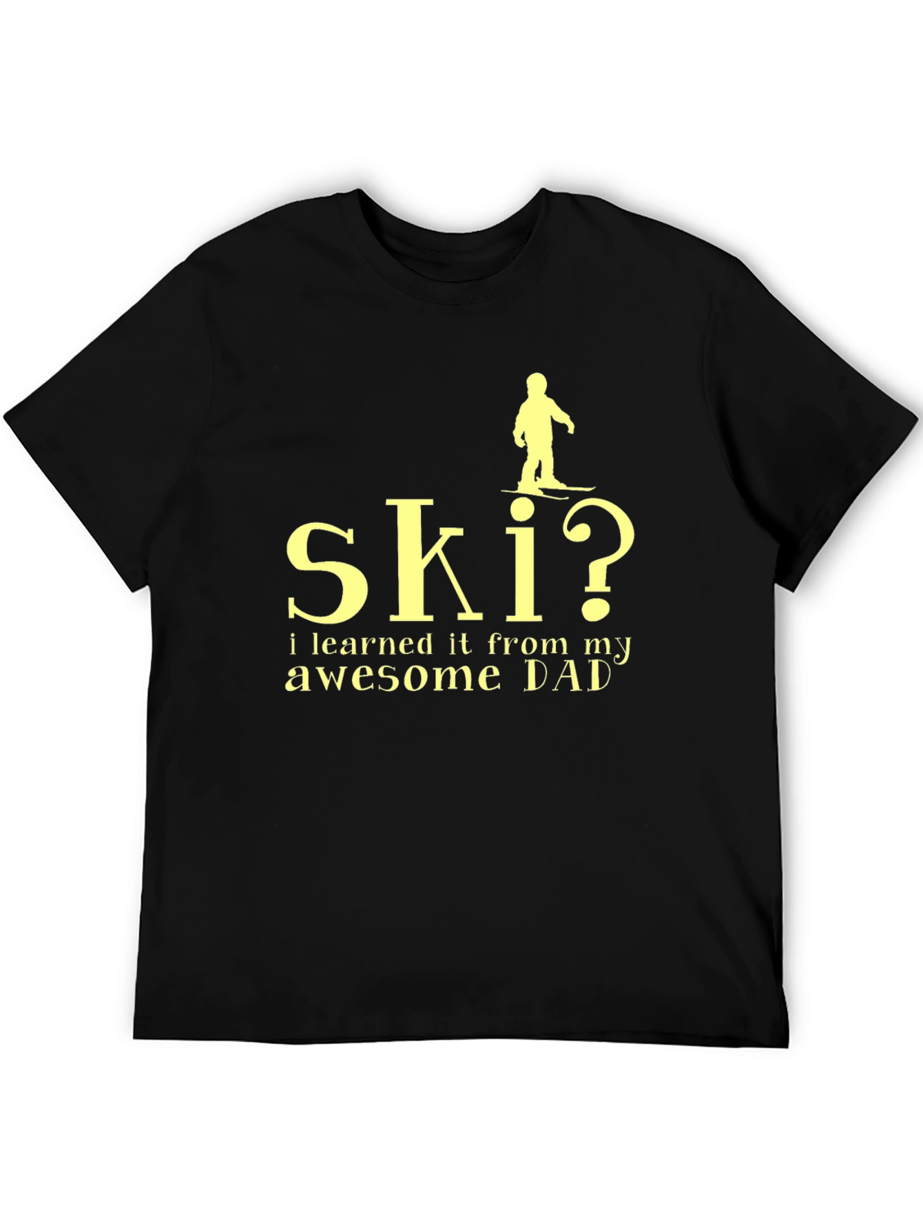 Skiing Dad T-Shirt - Awesome Gift!