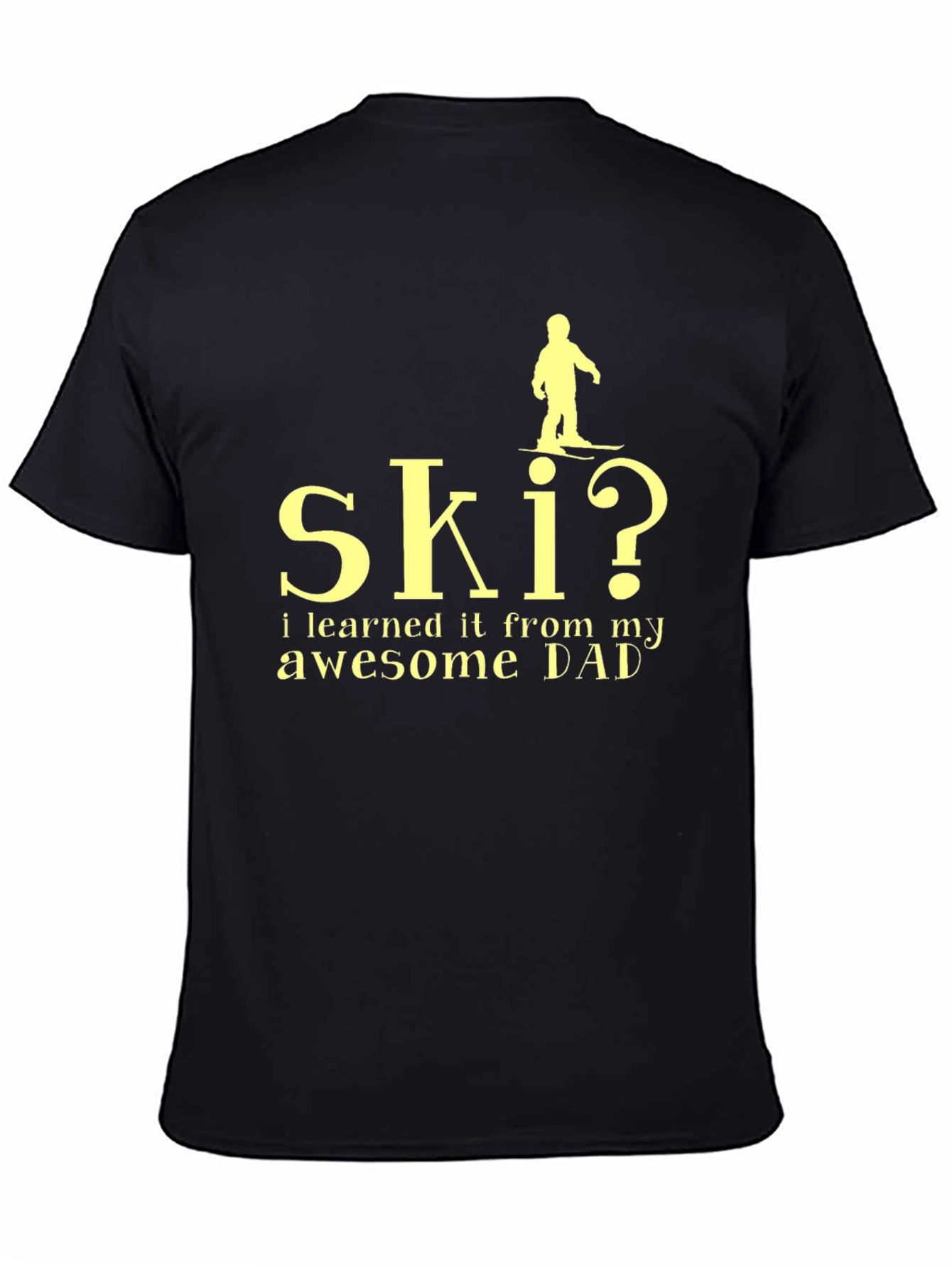 Skiing Dad T-Shirt - Awesome Gift!