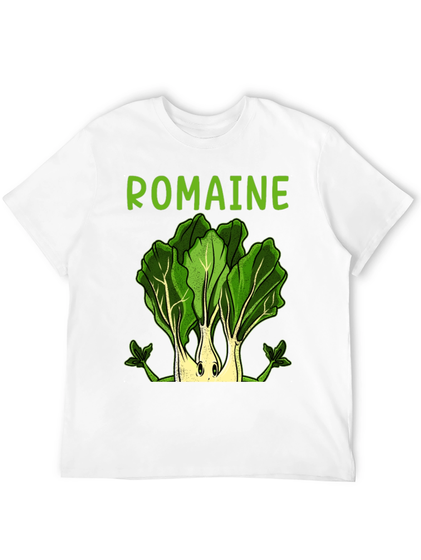 Romaine Lettuce Graphic T-Shirt - Cute Vegan Tee