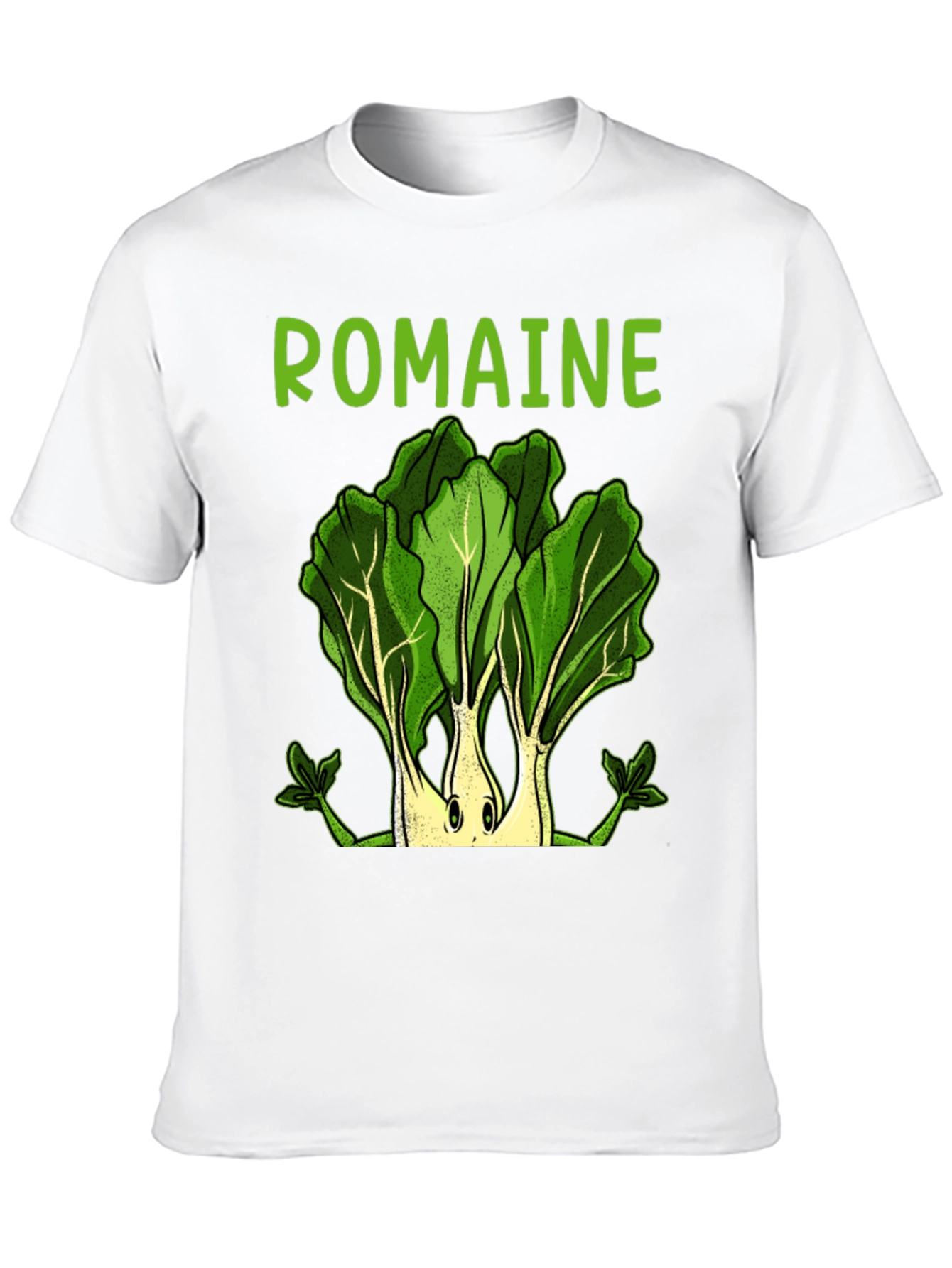 Romaine Lettuce Graphic T-Shirt - Cute Vegan Tee