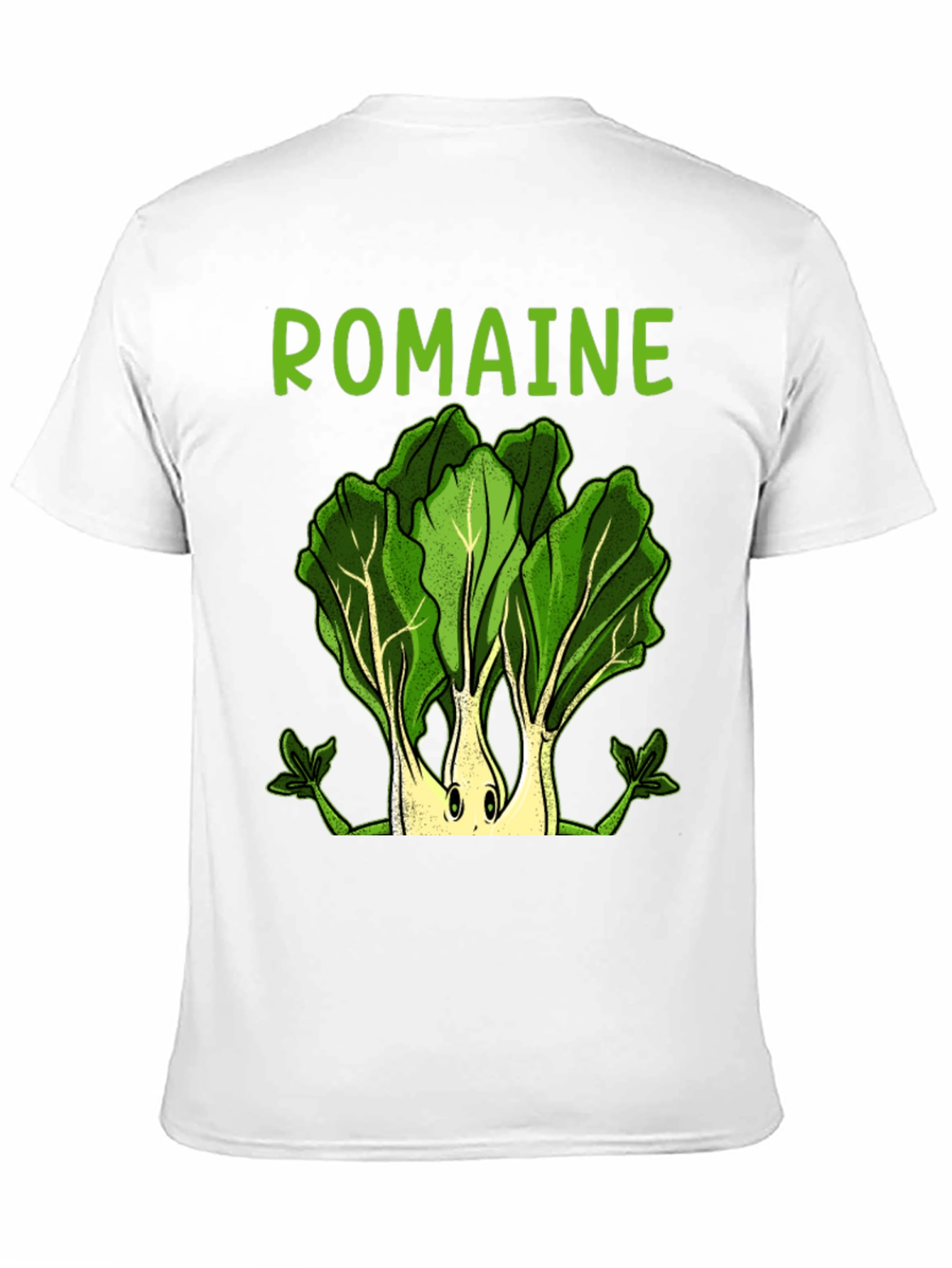 Romaine Lettuce Graphic T-Shirt - Cute Vegan Tee