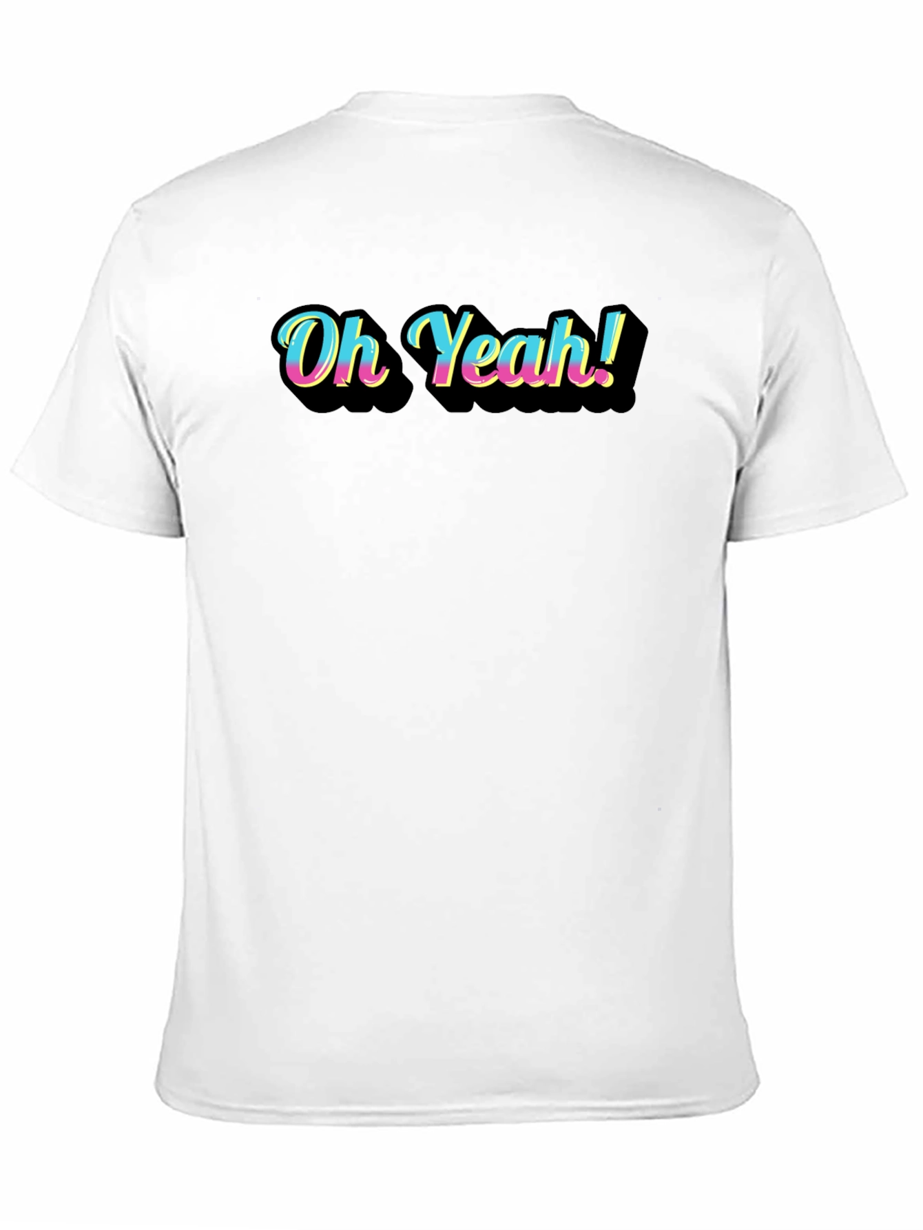 Oh Yeah! Graphic Black T-Shirt