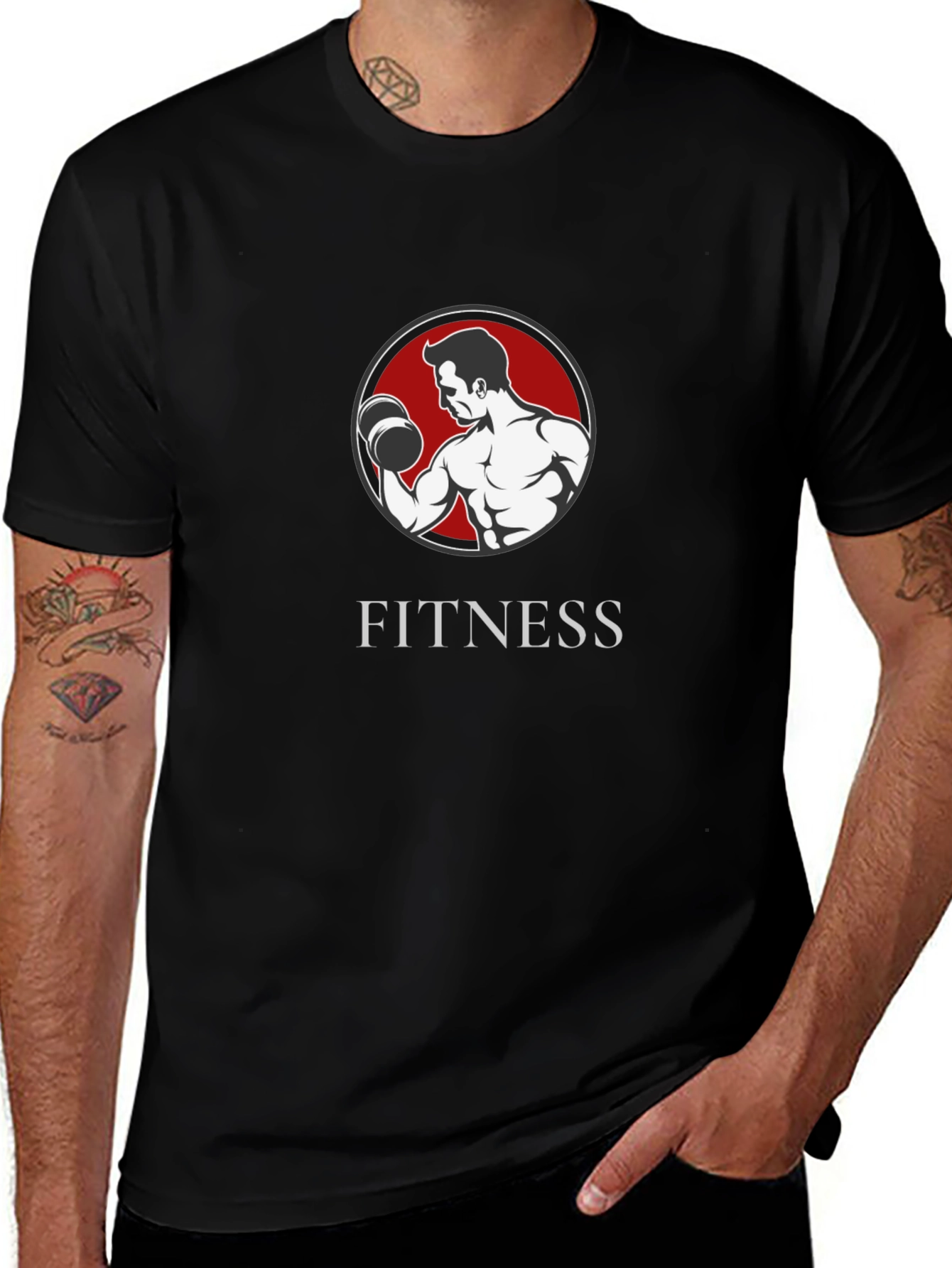 Fitness Gym T-Shirt Black
