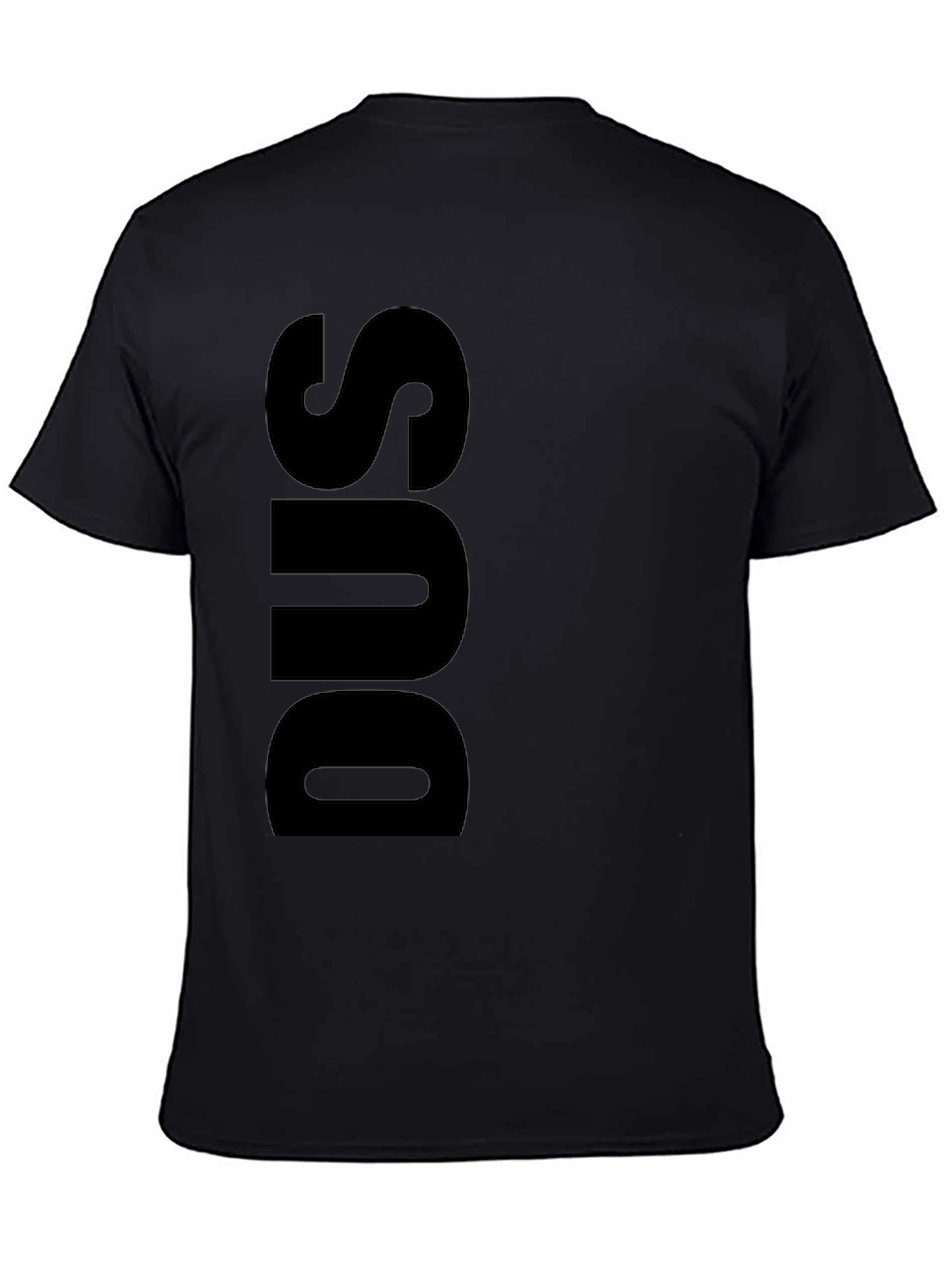 Black DUS Graphic Tee - Modern Casual Style