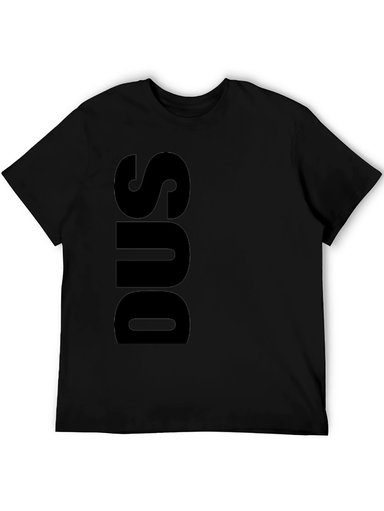 Black DUS Graphic Tee - Modern Casual Style