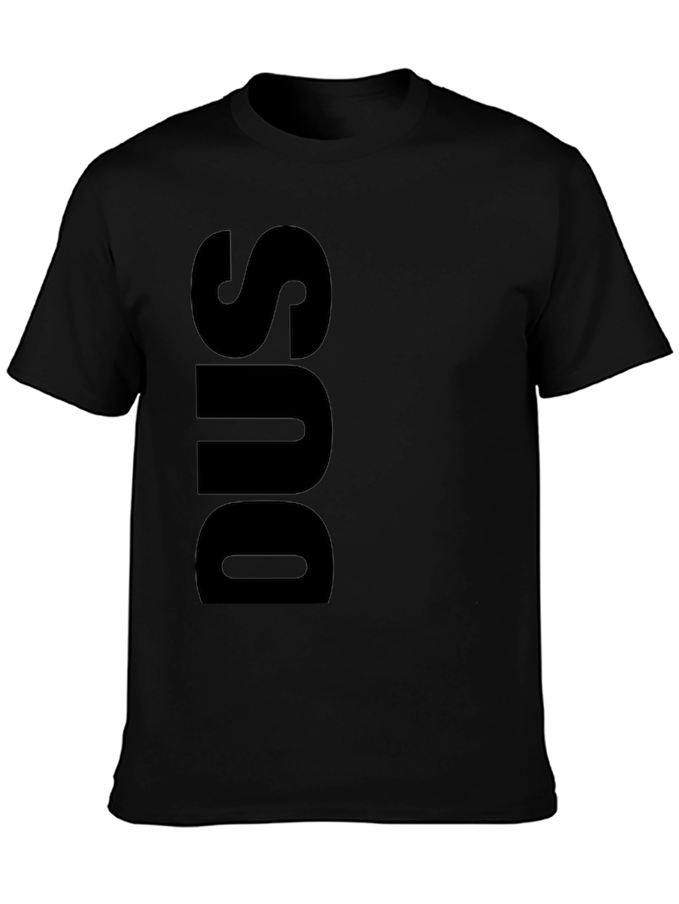 Black DUS Graphic Tee - Modern Casual Style