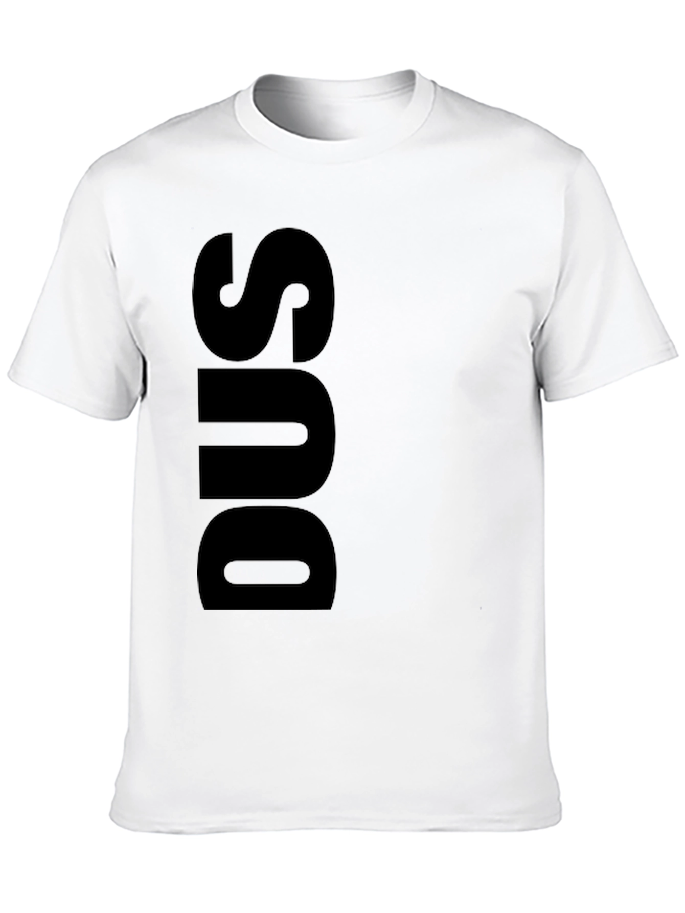 Black DUS Graphic Tee - Modern Casual Style