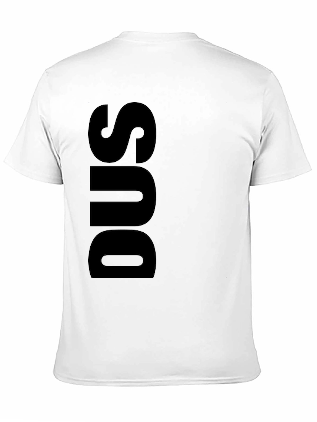 Black DUS Graphic Tee - Modern Casual Style