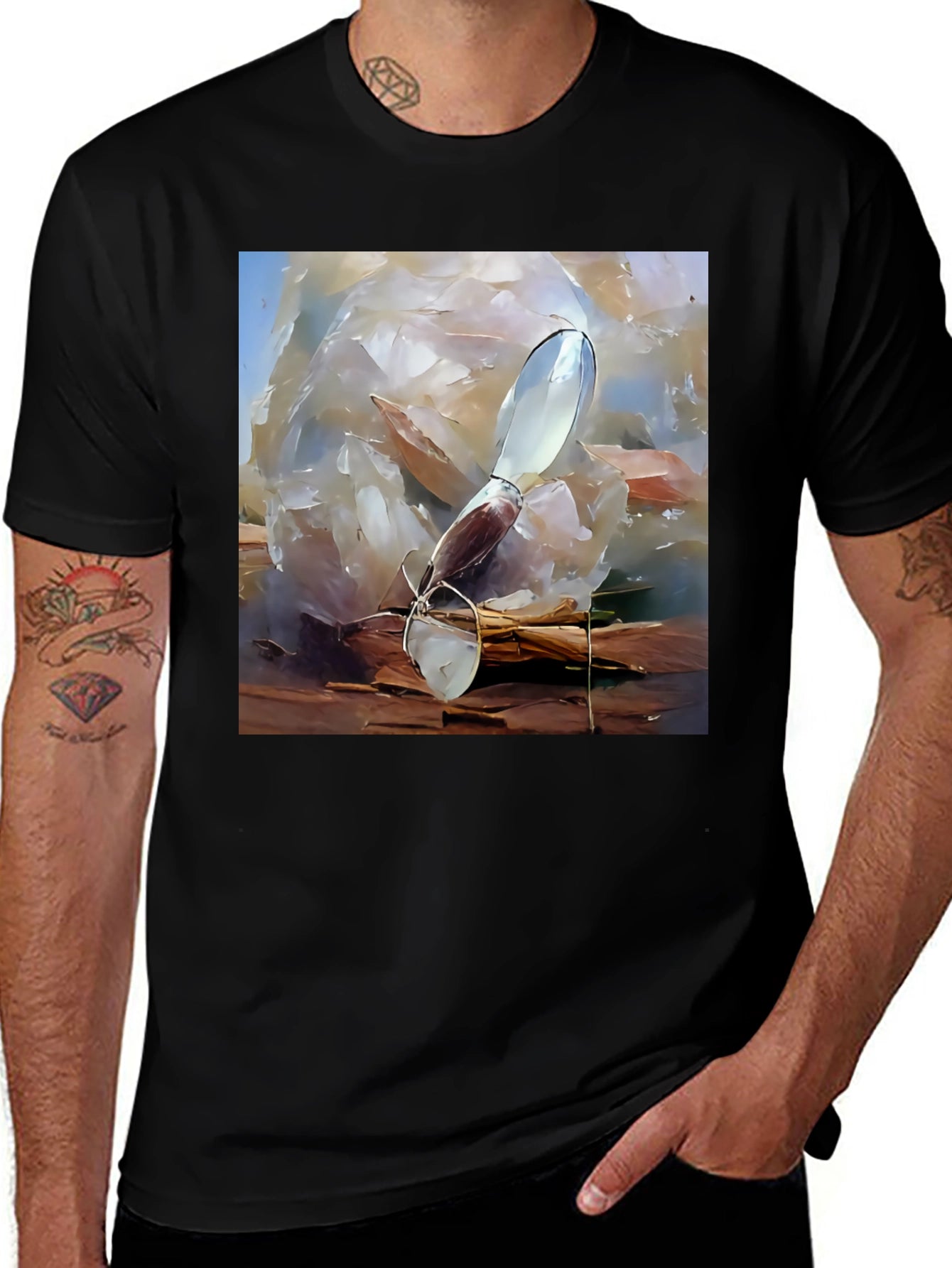 Abstract Spoon T-Shirt