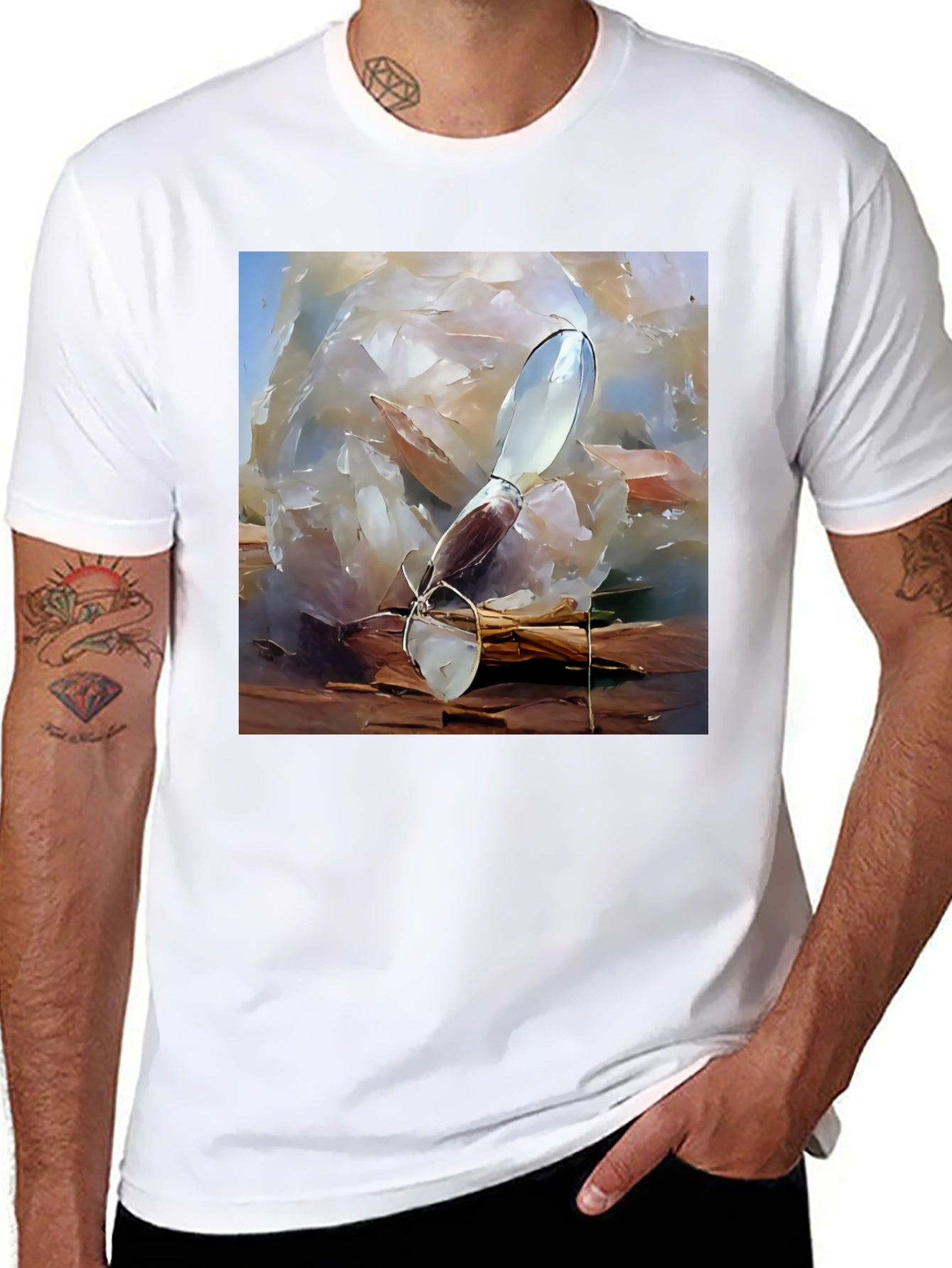 Abstract Spoon T-Shirt