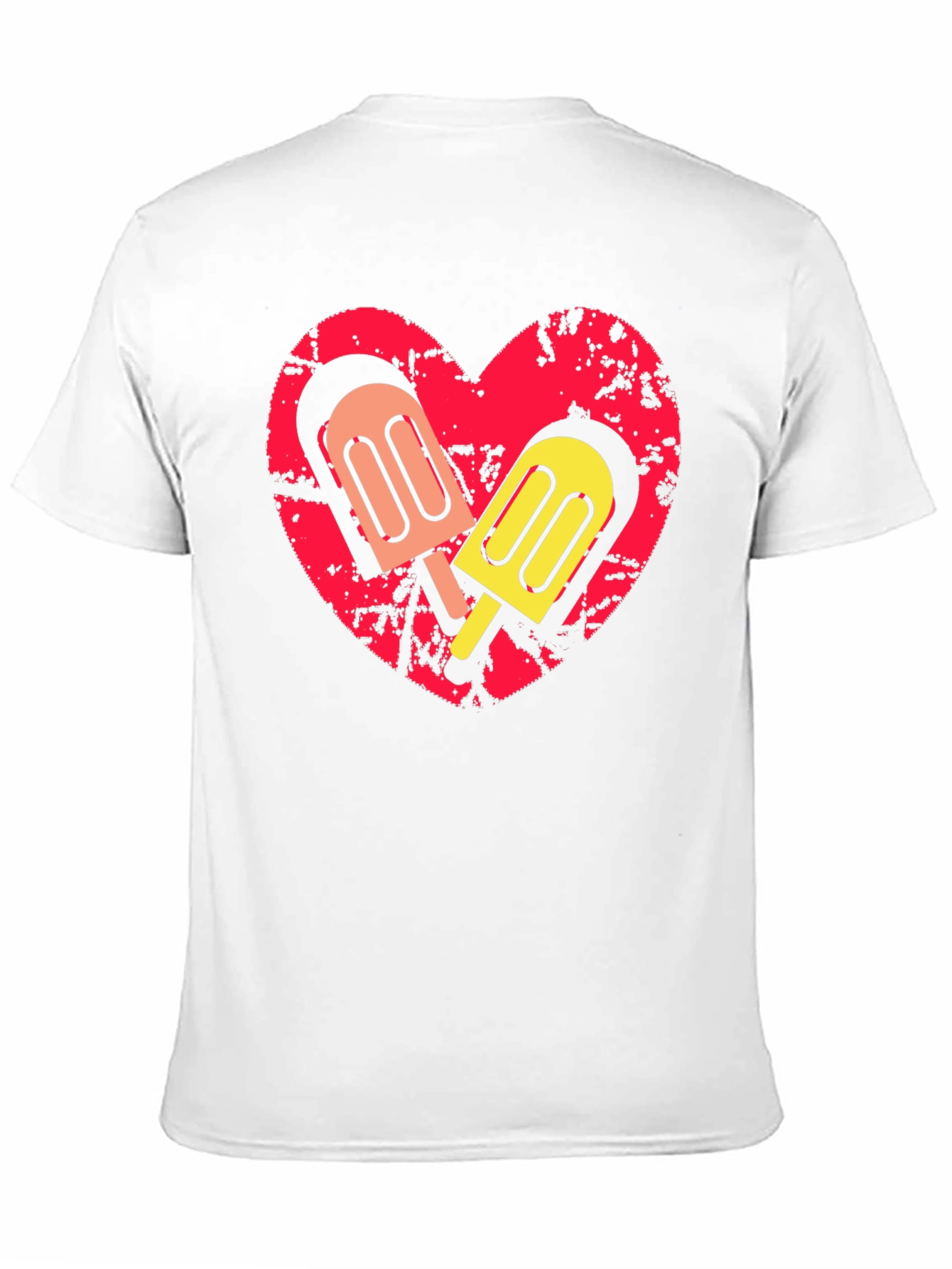 Heart Popsicle T-Shirt - Sweet Summer Style