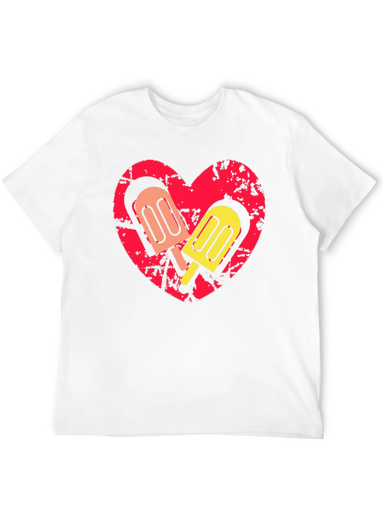 Heart Popsicle T-Shirt - Sweet Summer Style