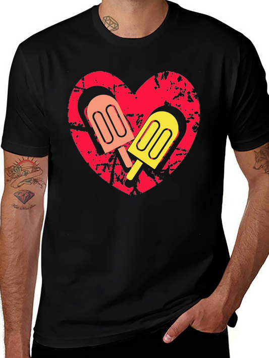 Heart Popsicle T-Shirt - Sweet Summer Style