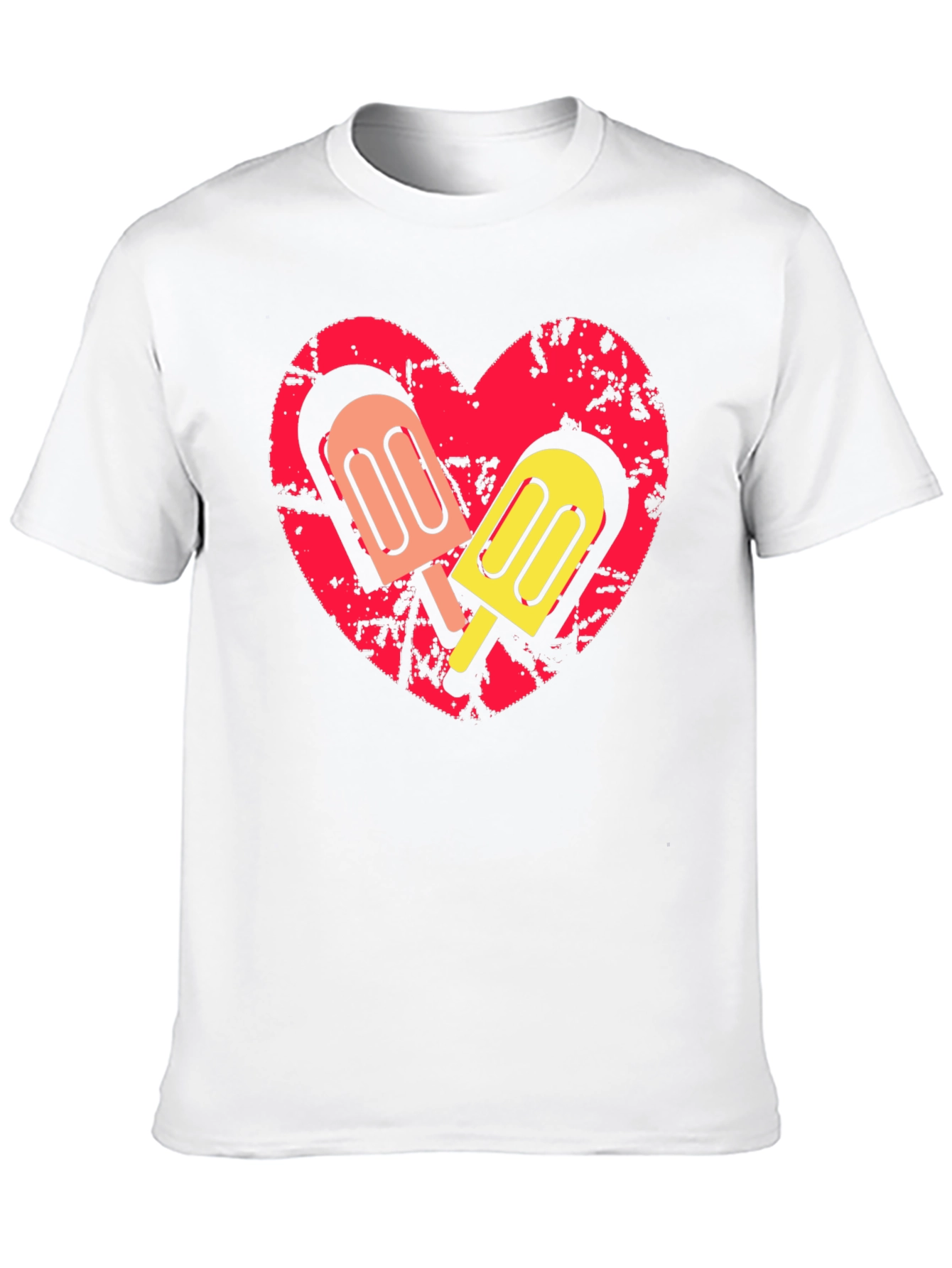 Heart Popsicle T-Shirt - Sweet Summer Style