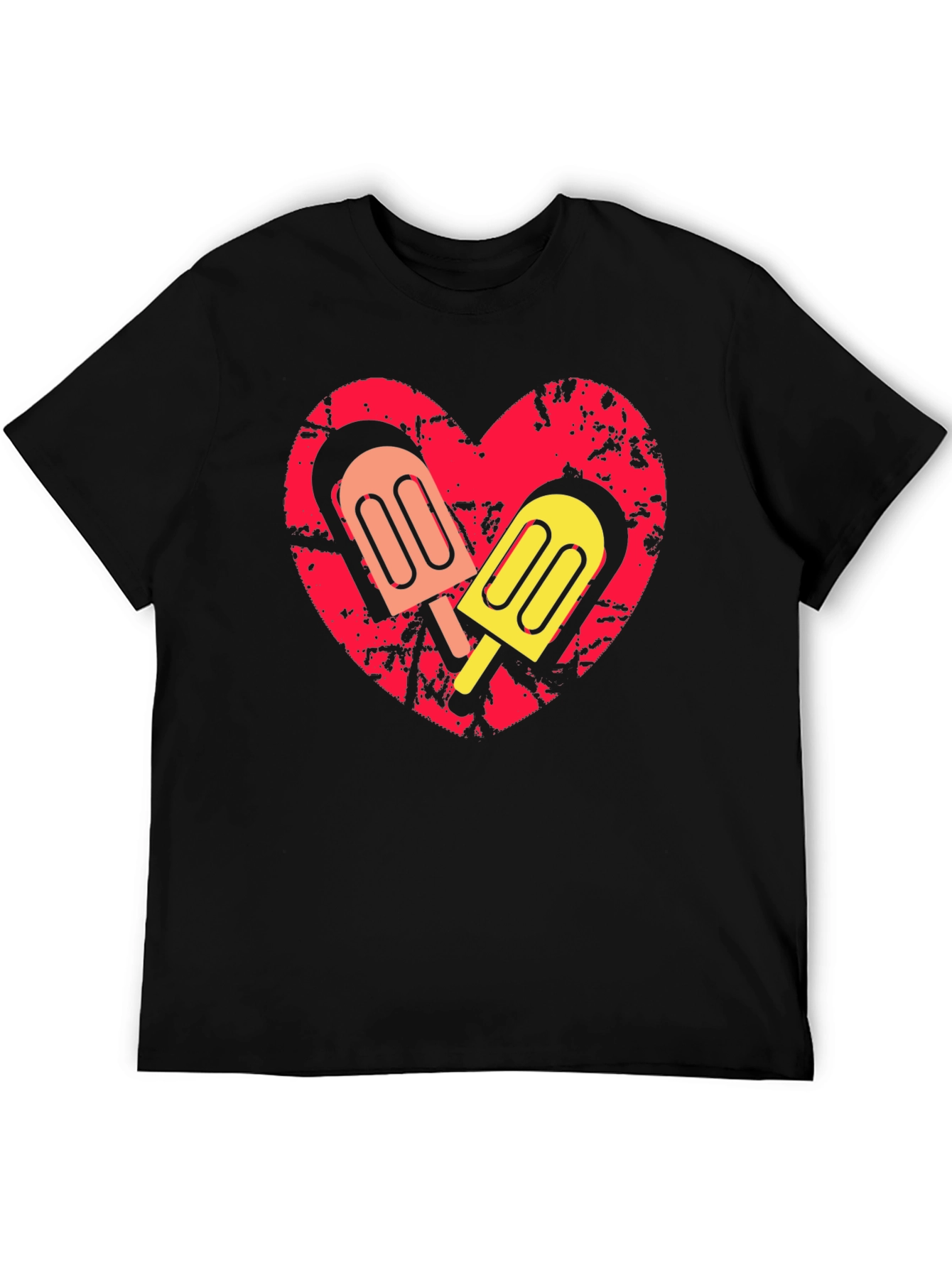 Heart Popsicle T-Shirt - Sweet Summer Style