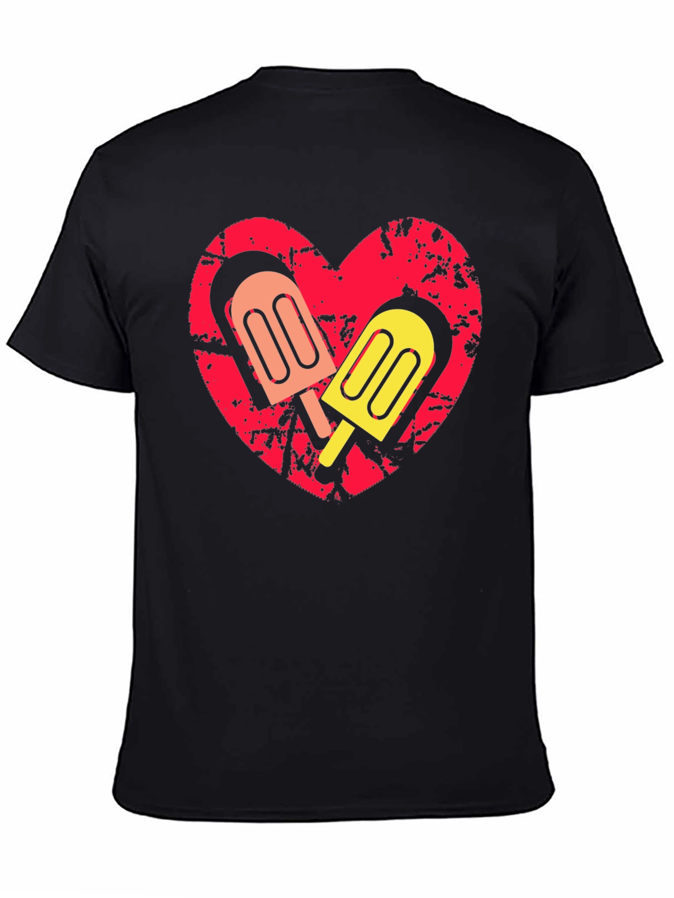 Heart Popsicle T-Shirt - Sweet Summer Style