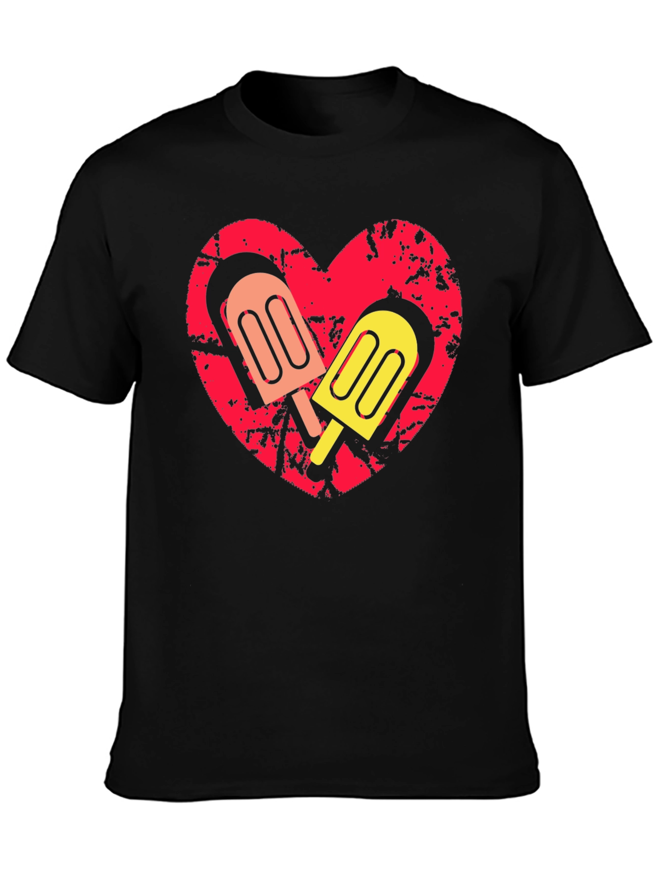 Heart Popsicle T-Shirt - Sweet Summer Style