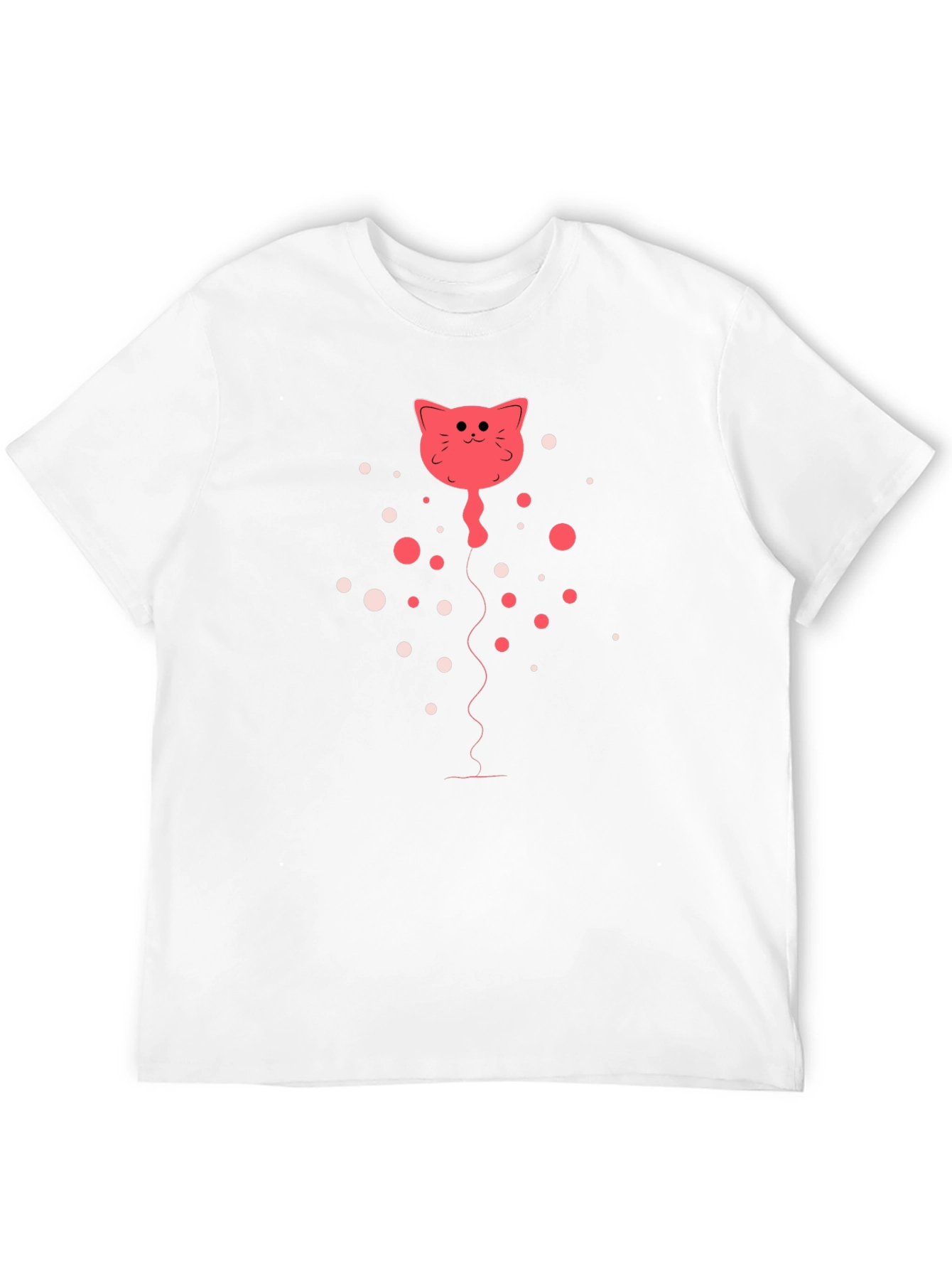 Cat Balloon Graphic Tee - Fun & Unique!