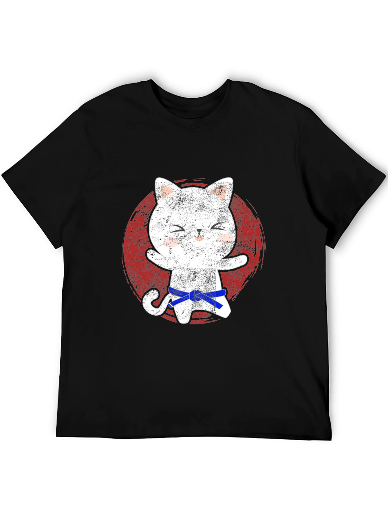 Karate Cat T-Shirt - Funny Martial Arts Kitten Tee