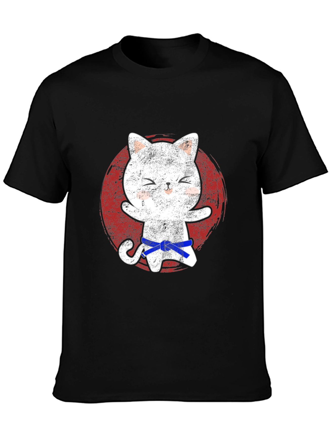 Karate Cat T-Shirt - Funny Martial Arts Kitten Tee