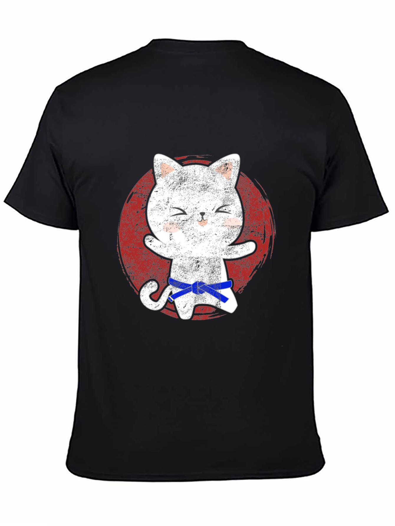 Karate Cat T-Shirt - Funny Martial Arts Kitten Tee