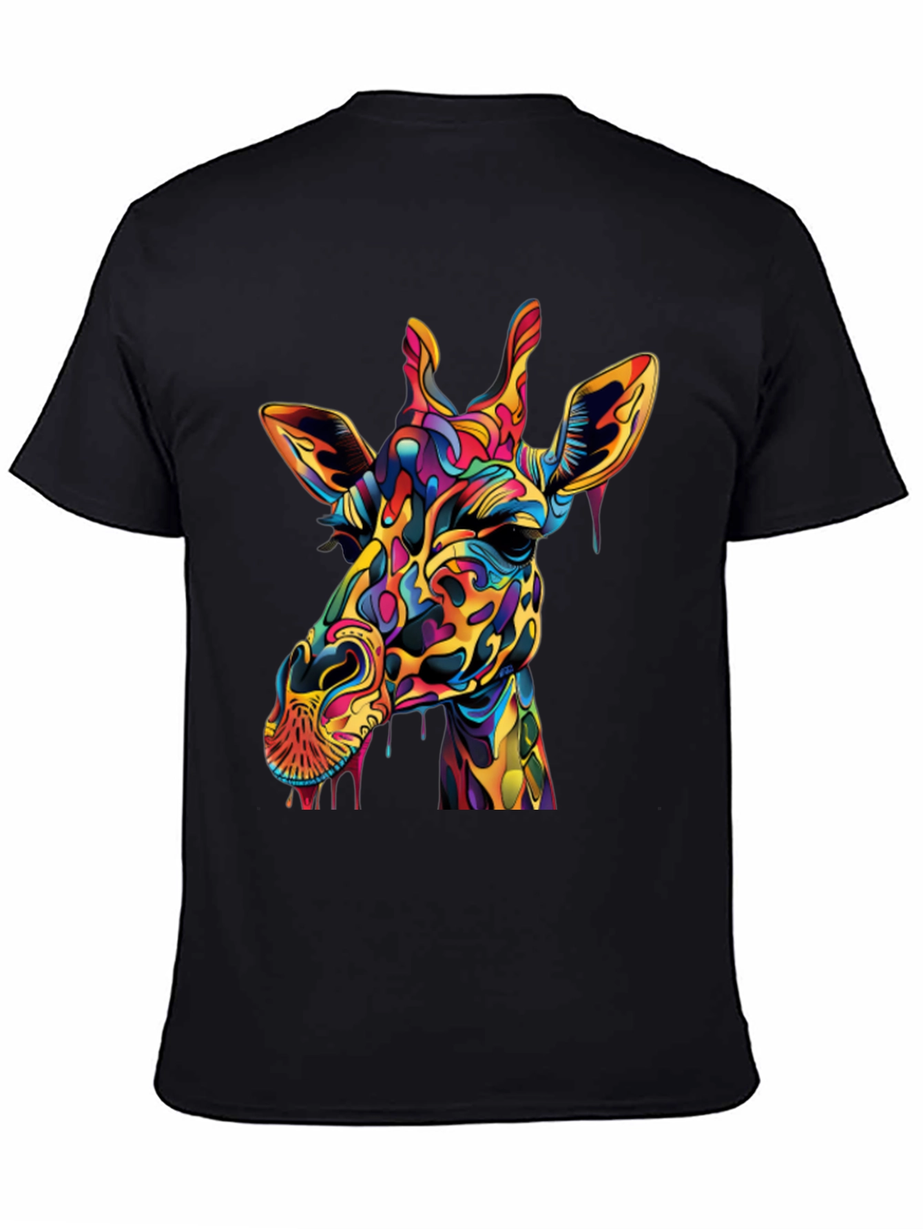 Colorful Giraffe Graphic Tee