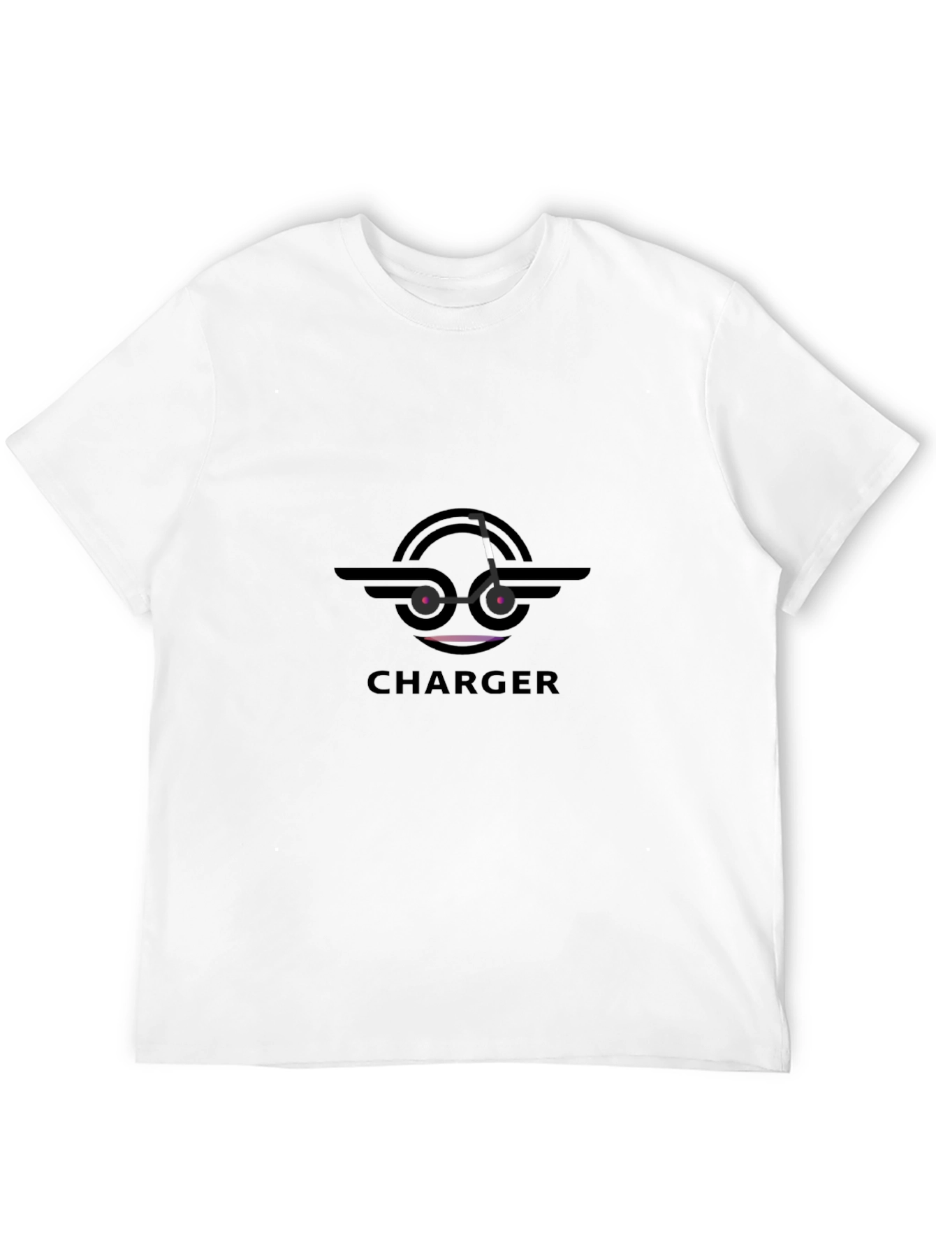 Charger Logo Black T-Shirt