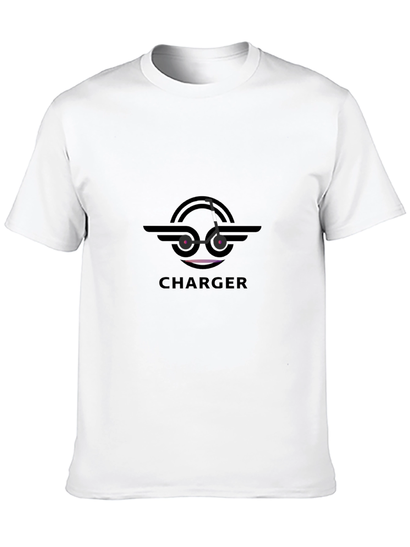 Charger Logo Black T-Shirt
