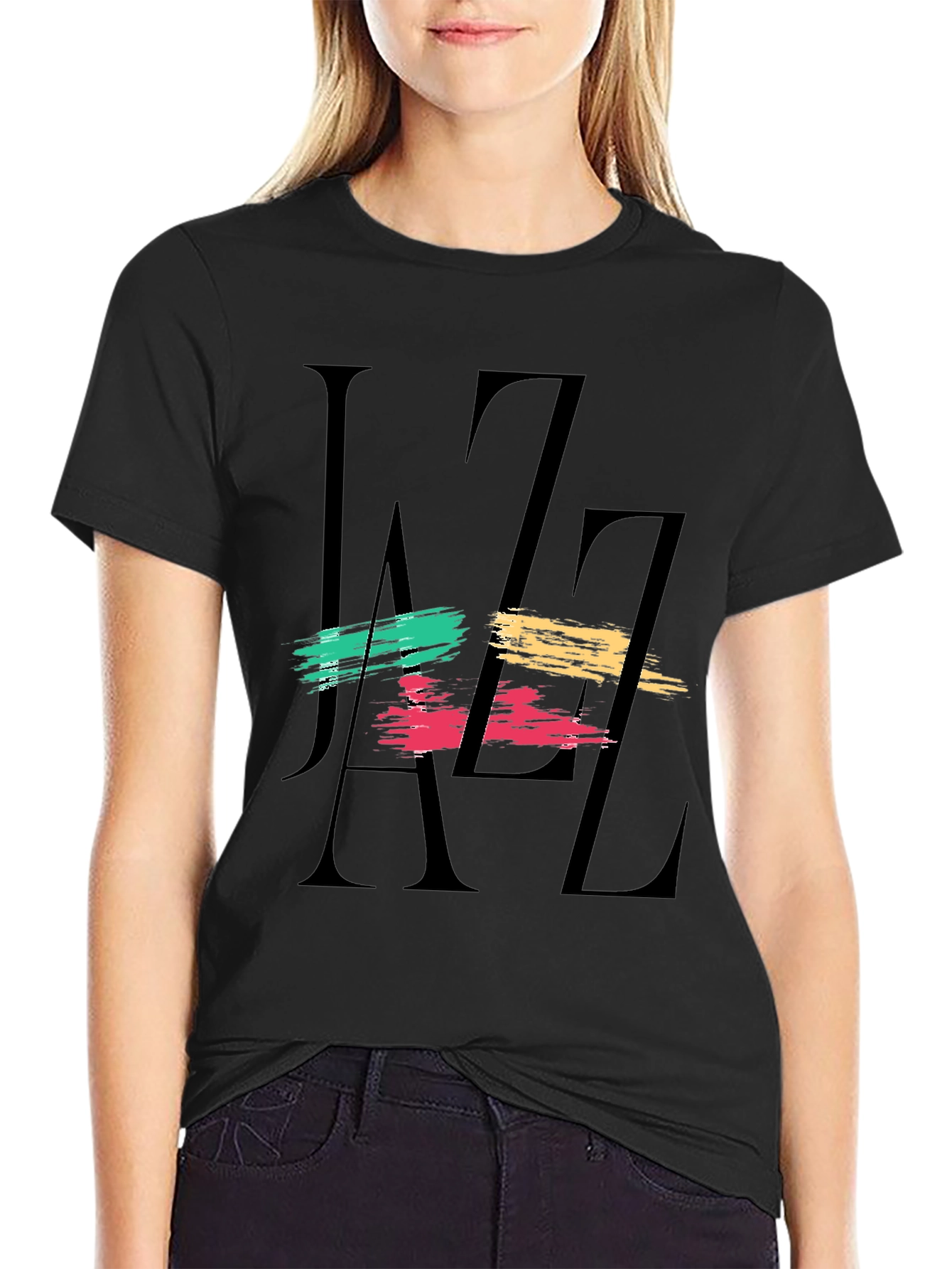 Jazz Graphic Black T-Shirt