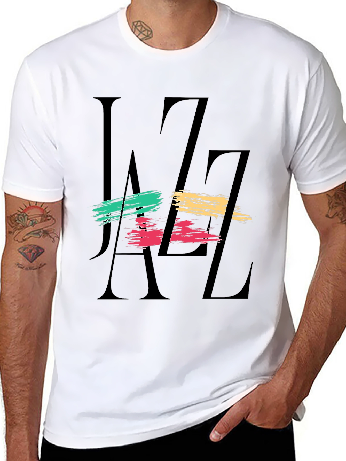 Jazz Graphic Black T-Shirt