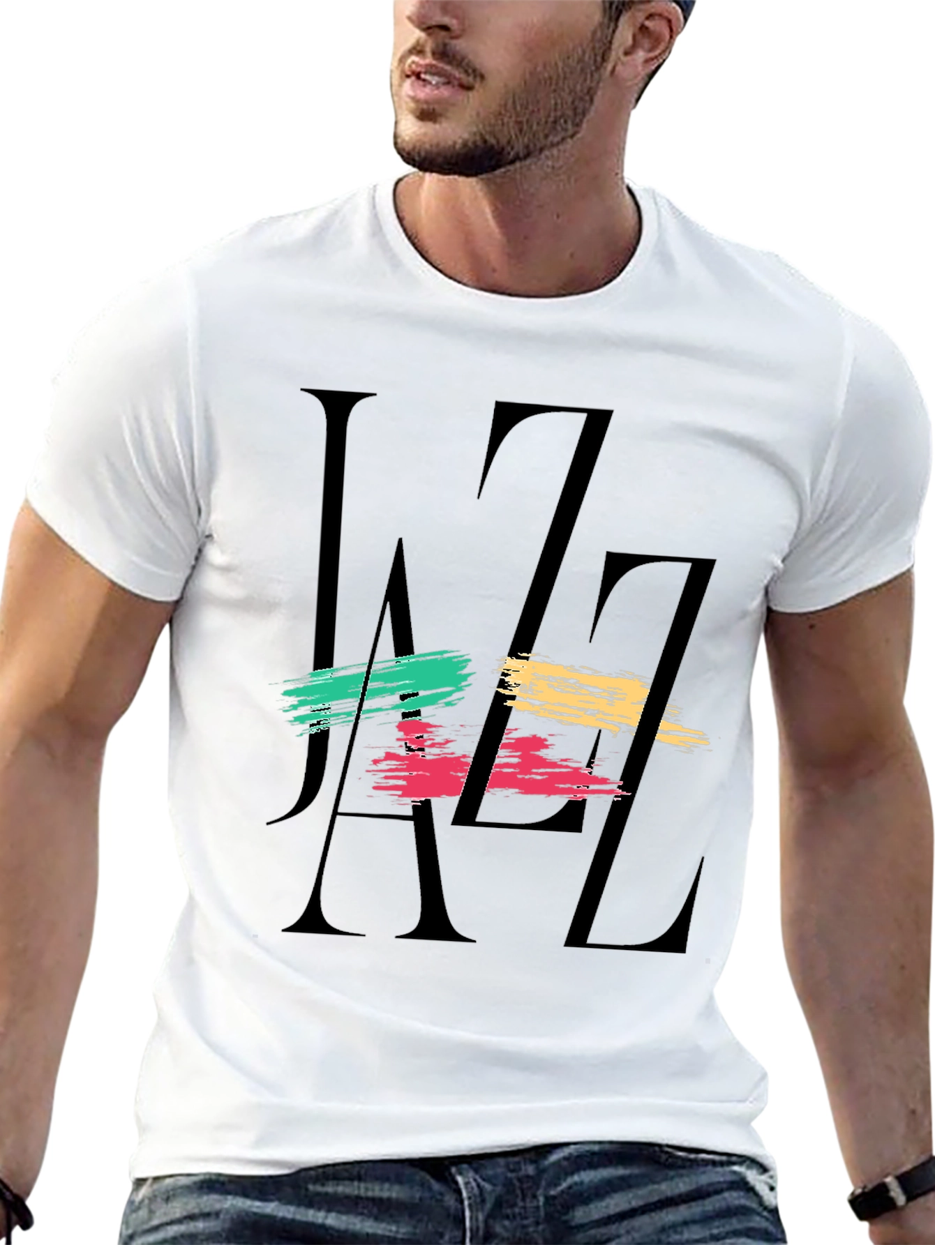 Jazz Graphic Black T-Shirt