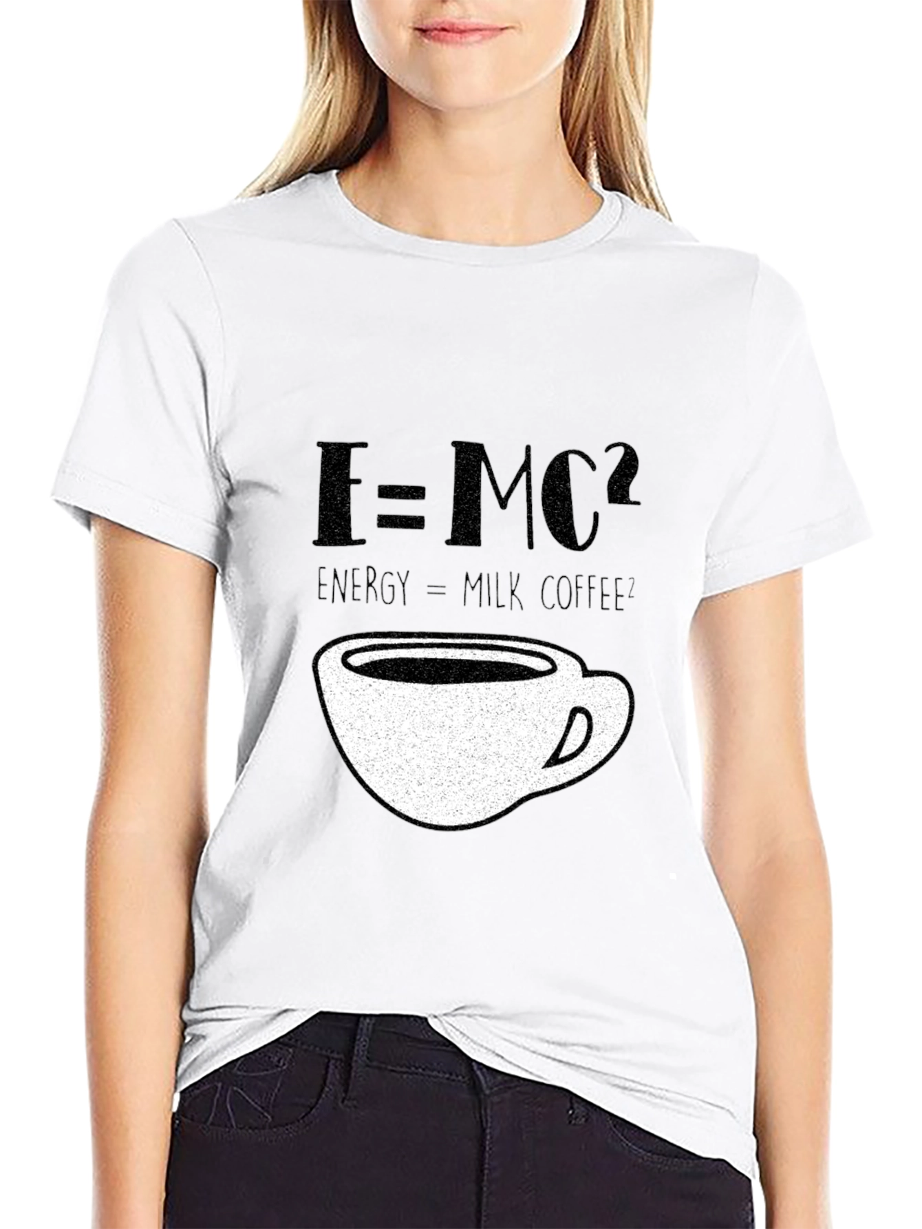 E=MC2 Energy=Milk Coffee T-Shirt