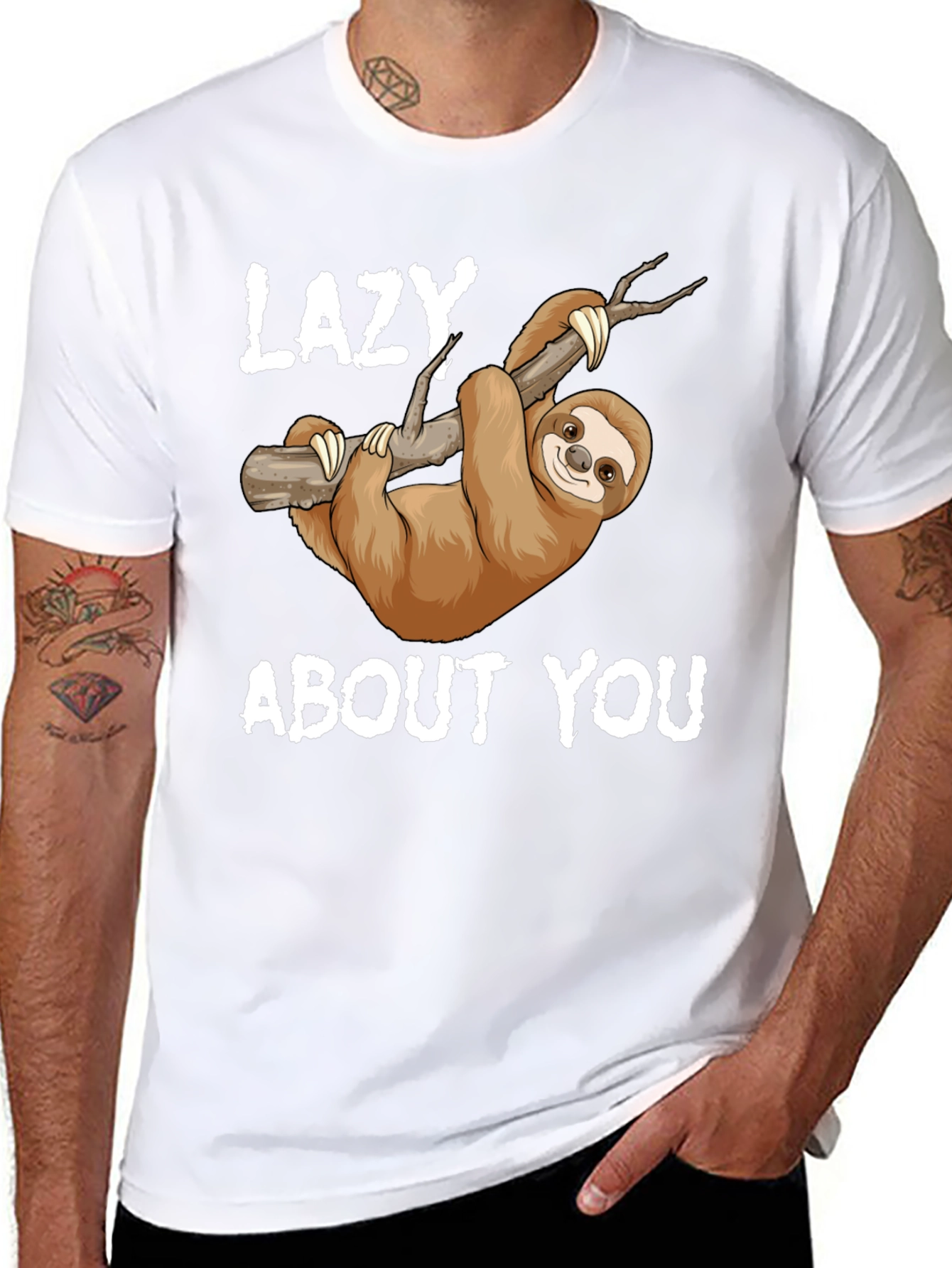 Lazy About You Sloth T-Shirt