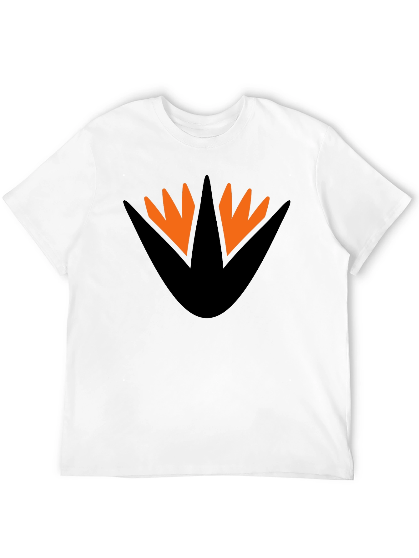 Orange & Black Claw Print T-Shirt