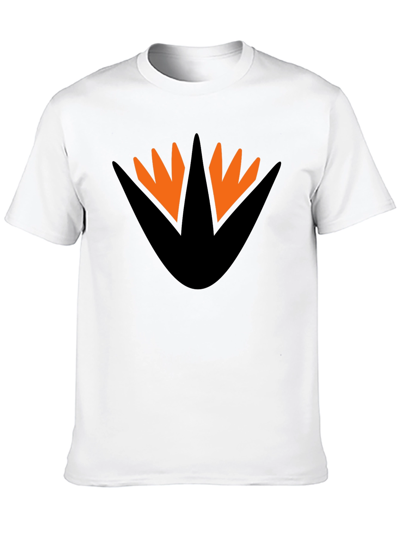 Orange & Black Claw Print T-Shirt