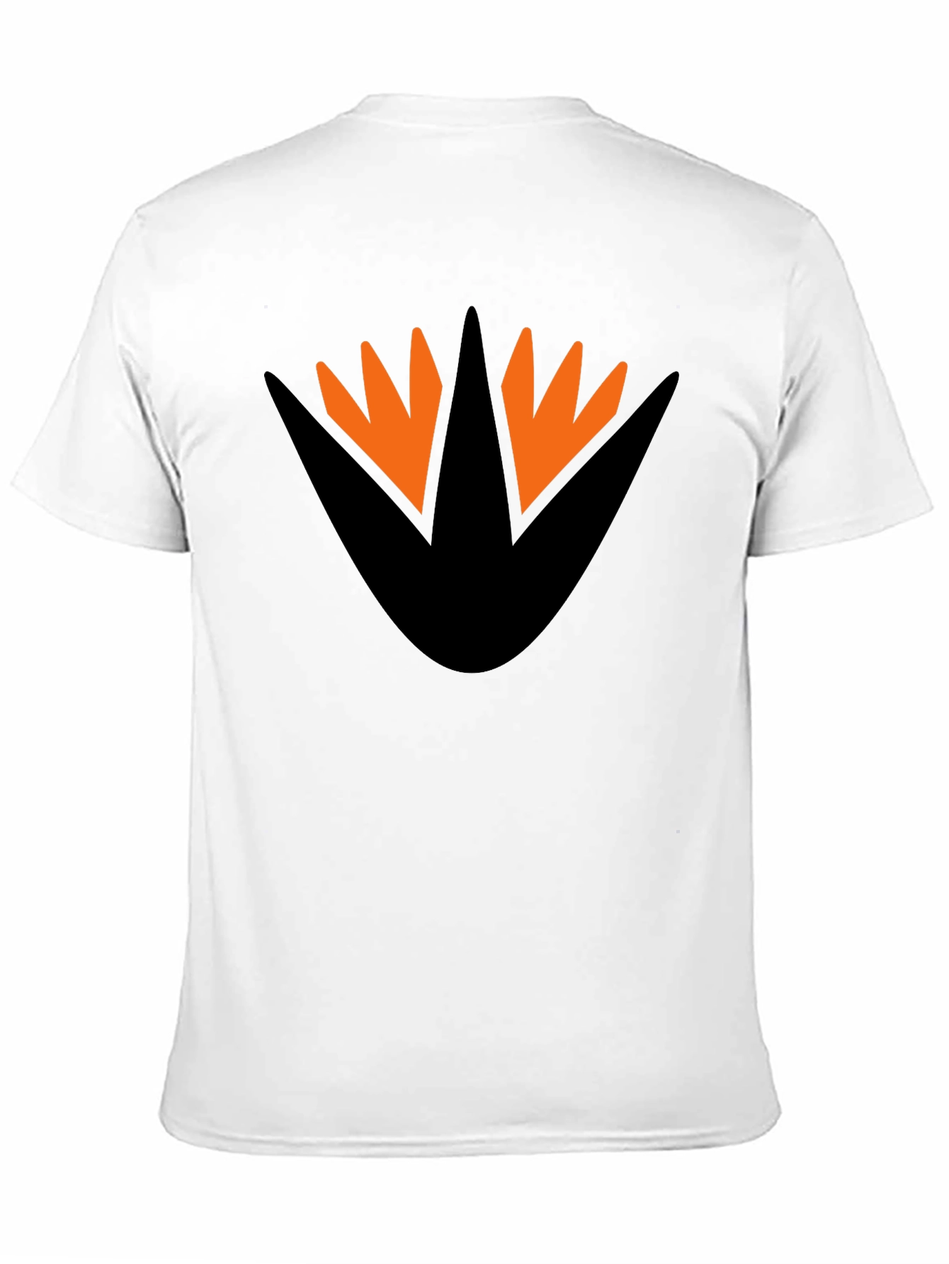 Orange & Black Claw Print T-Shirt