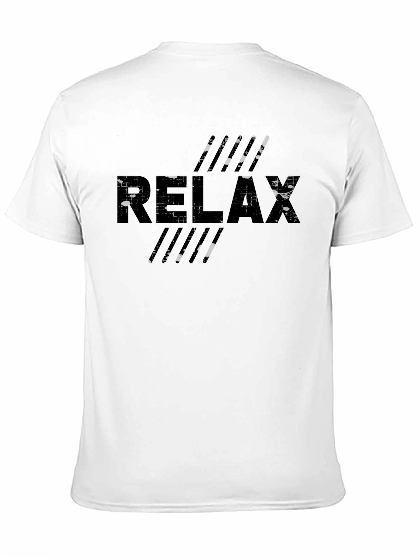 Relax Graphic Tee - Comfortable Black T-Shirt