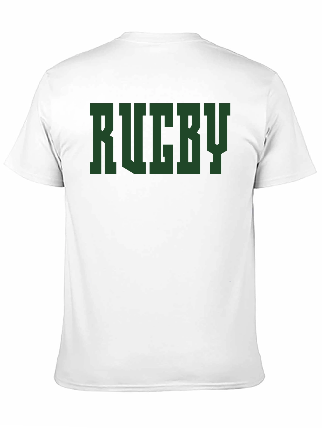 Rugby Graphic Print Black T-Shirt