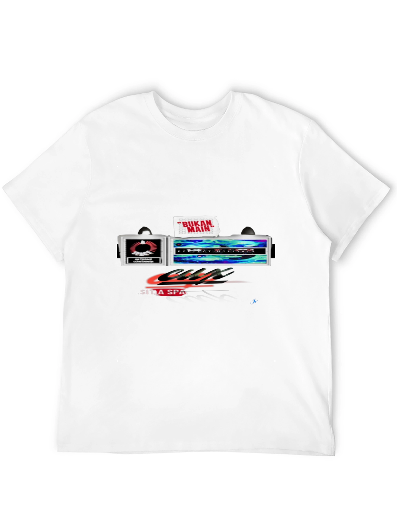 Retro Sit A Space T-Shirt Black