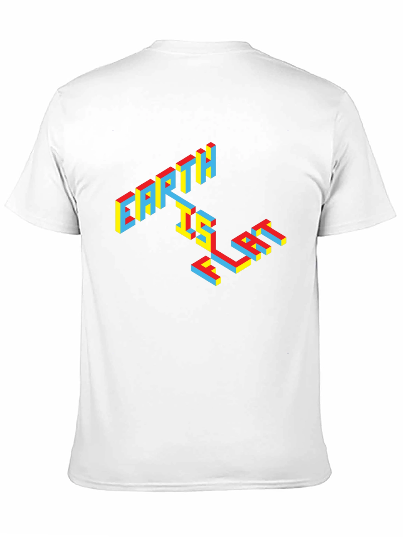Earth Is Flat T-Shirt - Black Graphic Tee