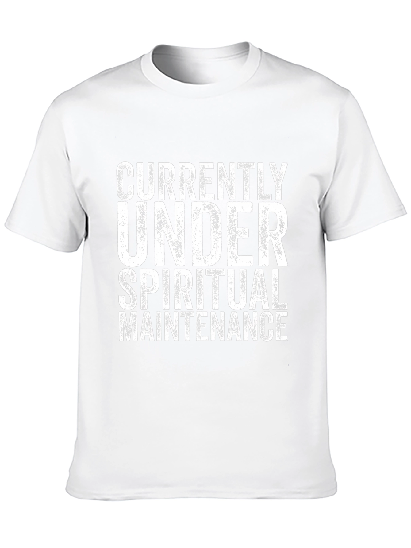 Spiritual Maintenance T-Shirt - Black Cotton Tee