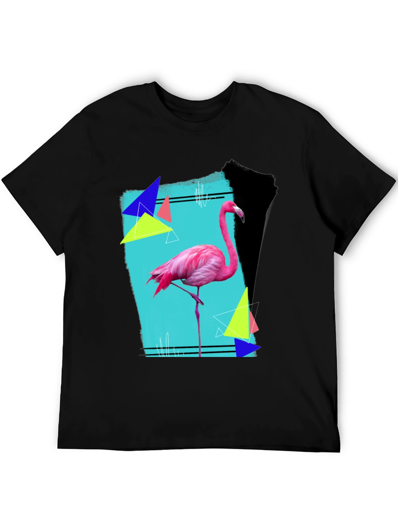 Flamingo Graphic Tee - Retro Style