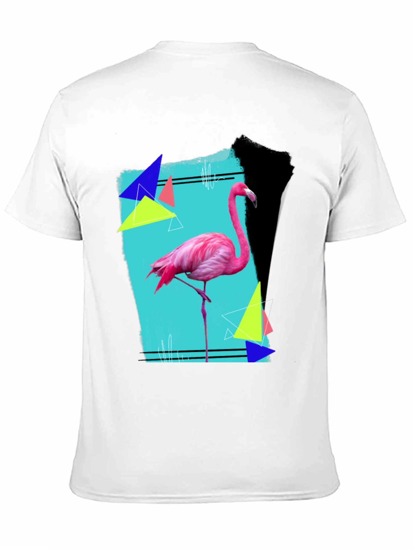 Flamingo Graphic Tee - Retro Style